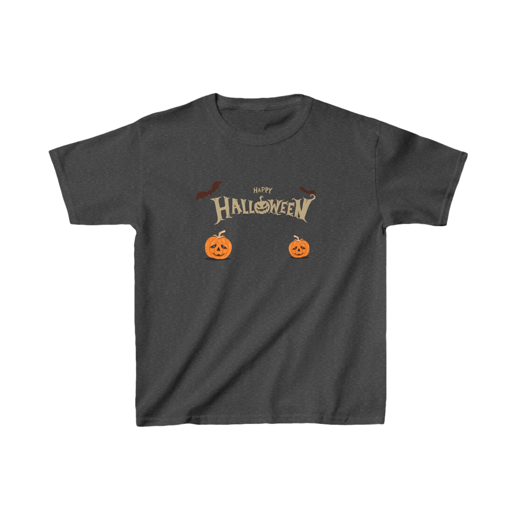 Halloween with Pumpkins | Kids Heavy Cotton Tee