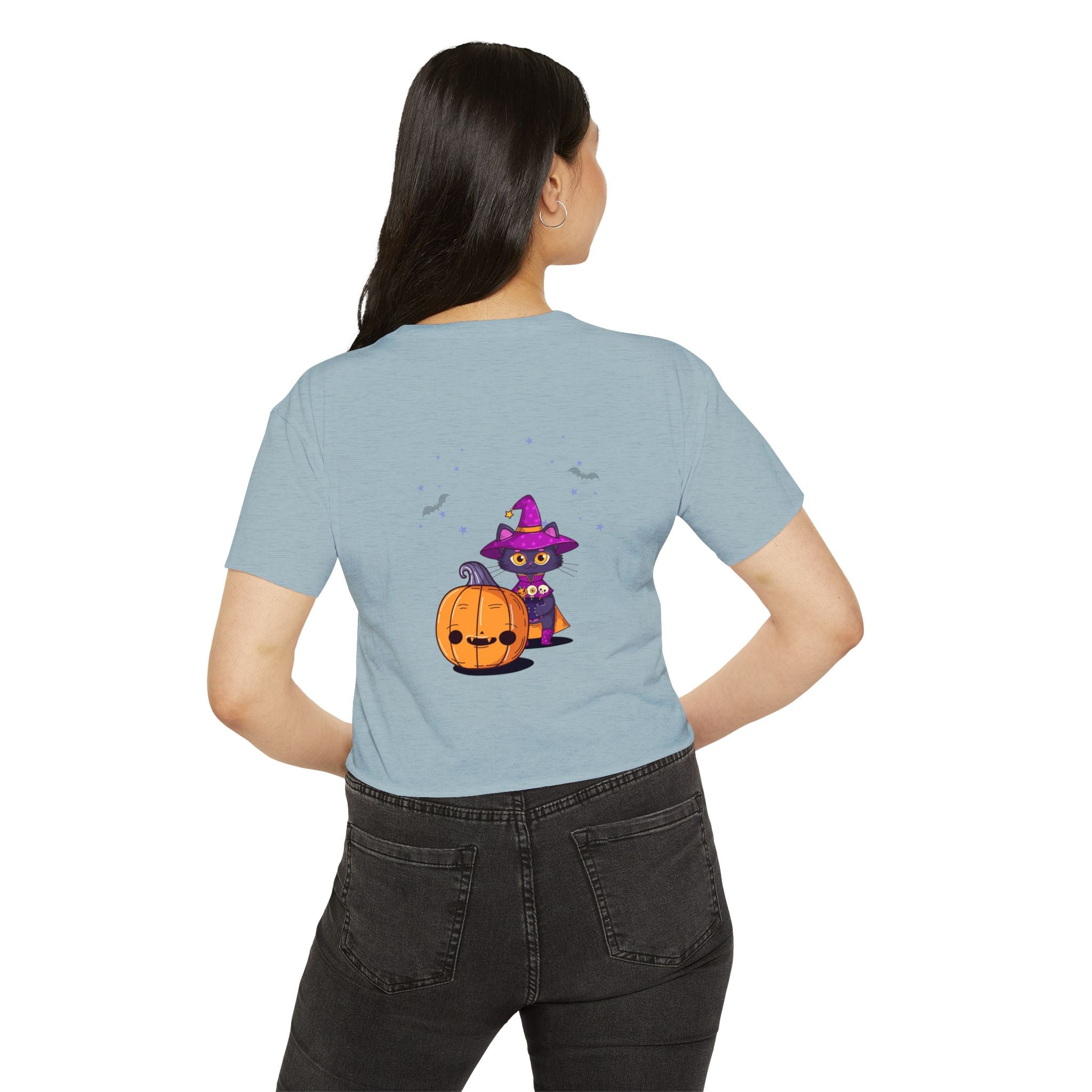 Halloween with Witch's Cats | Women's Festival Crop Top
