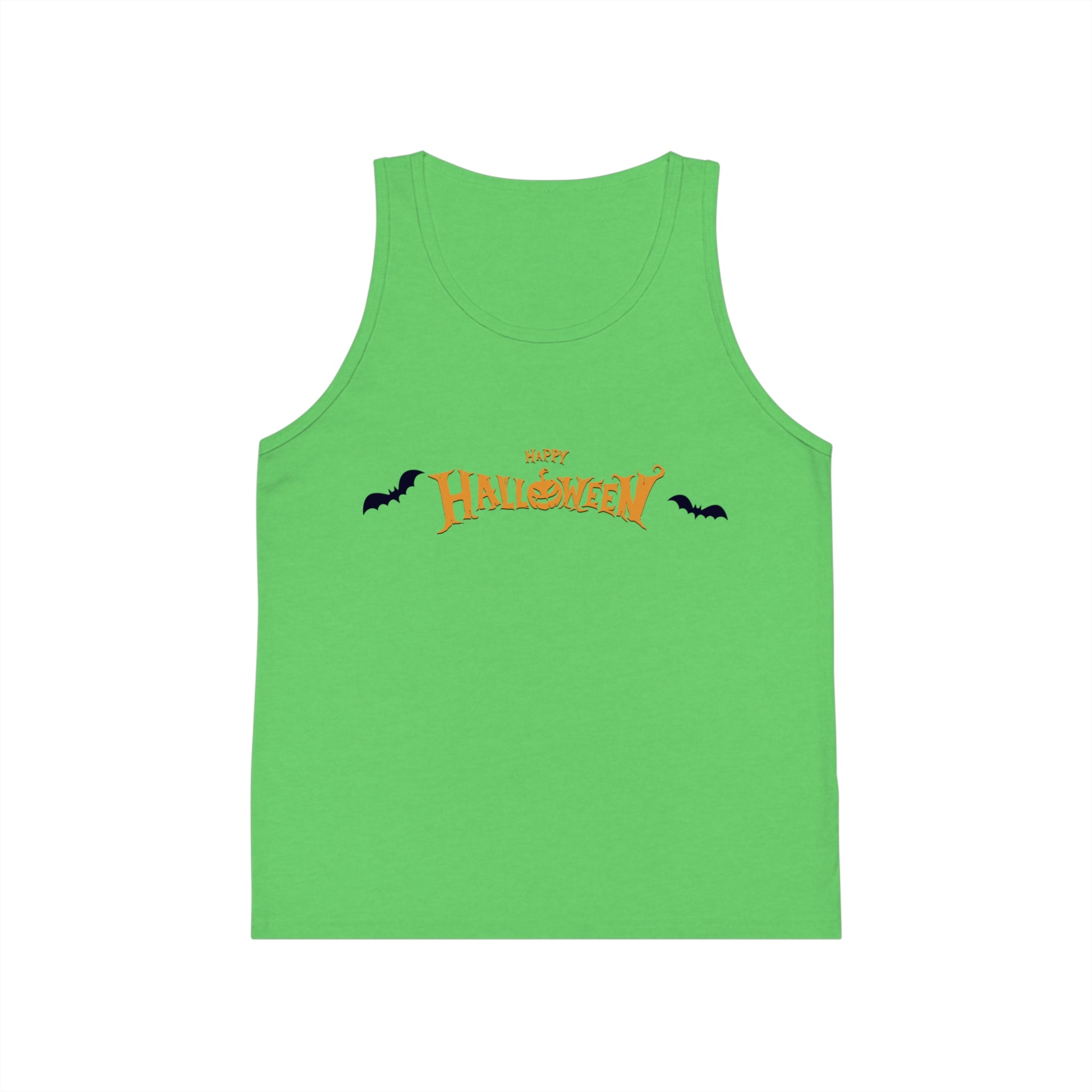 Halloween with Bats | Kid's Jersey Tank Top