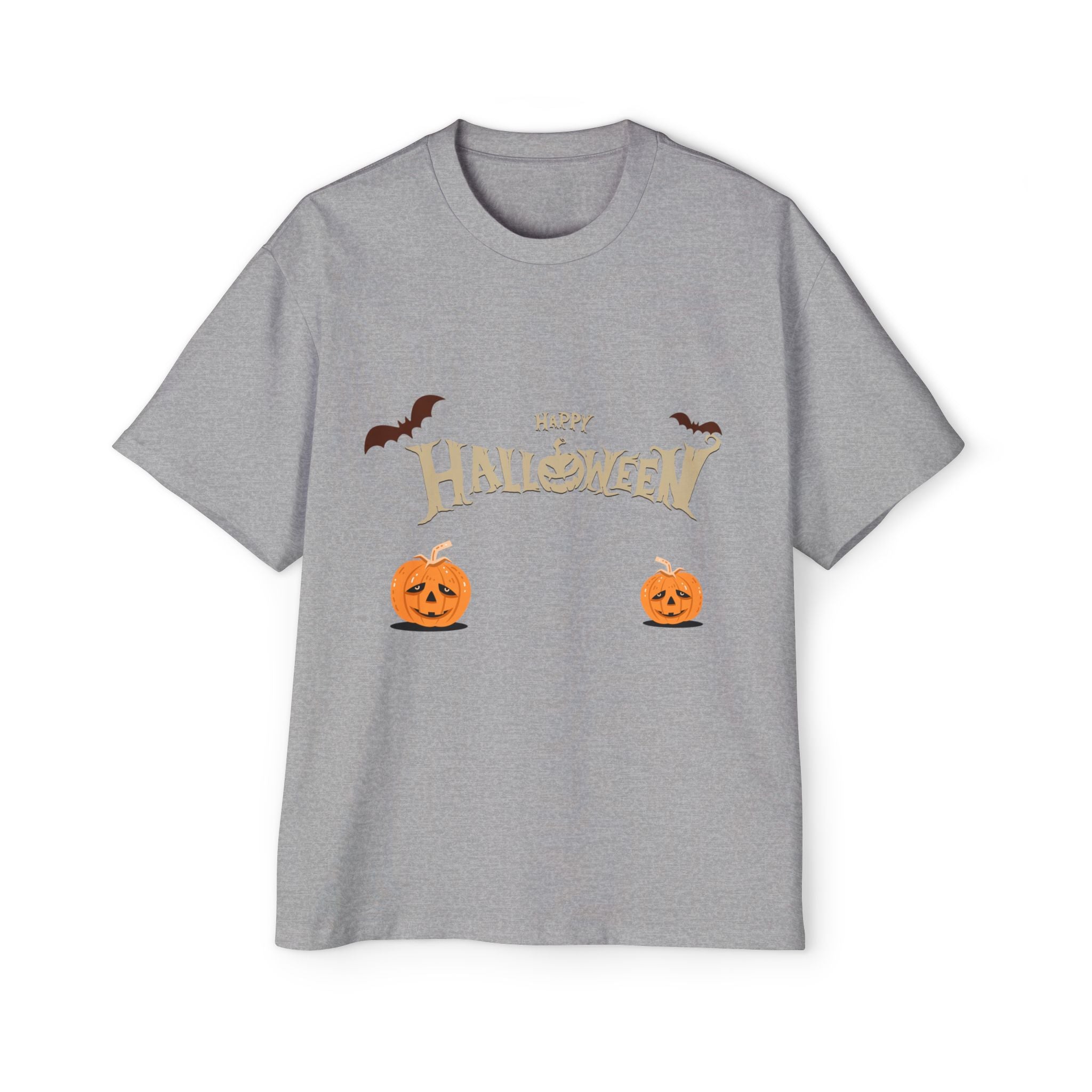 Halloween with Pumpkins | Men's Heavy Oversized Tee