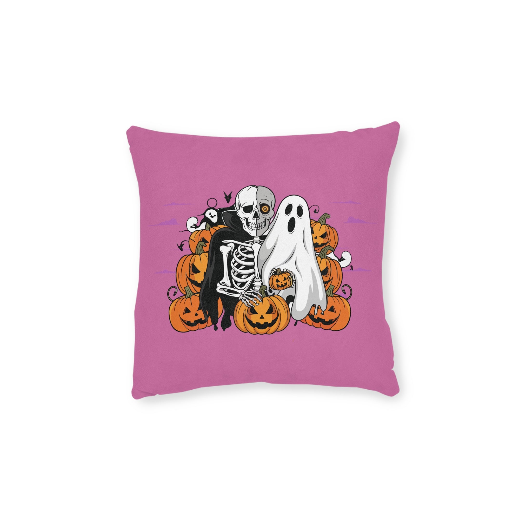 Halloween with Bats | Square Pillow