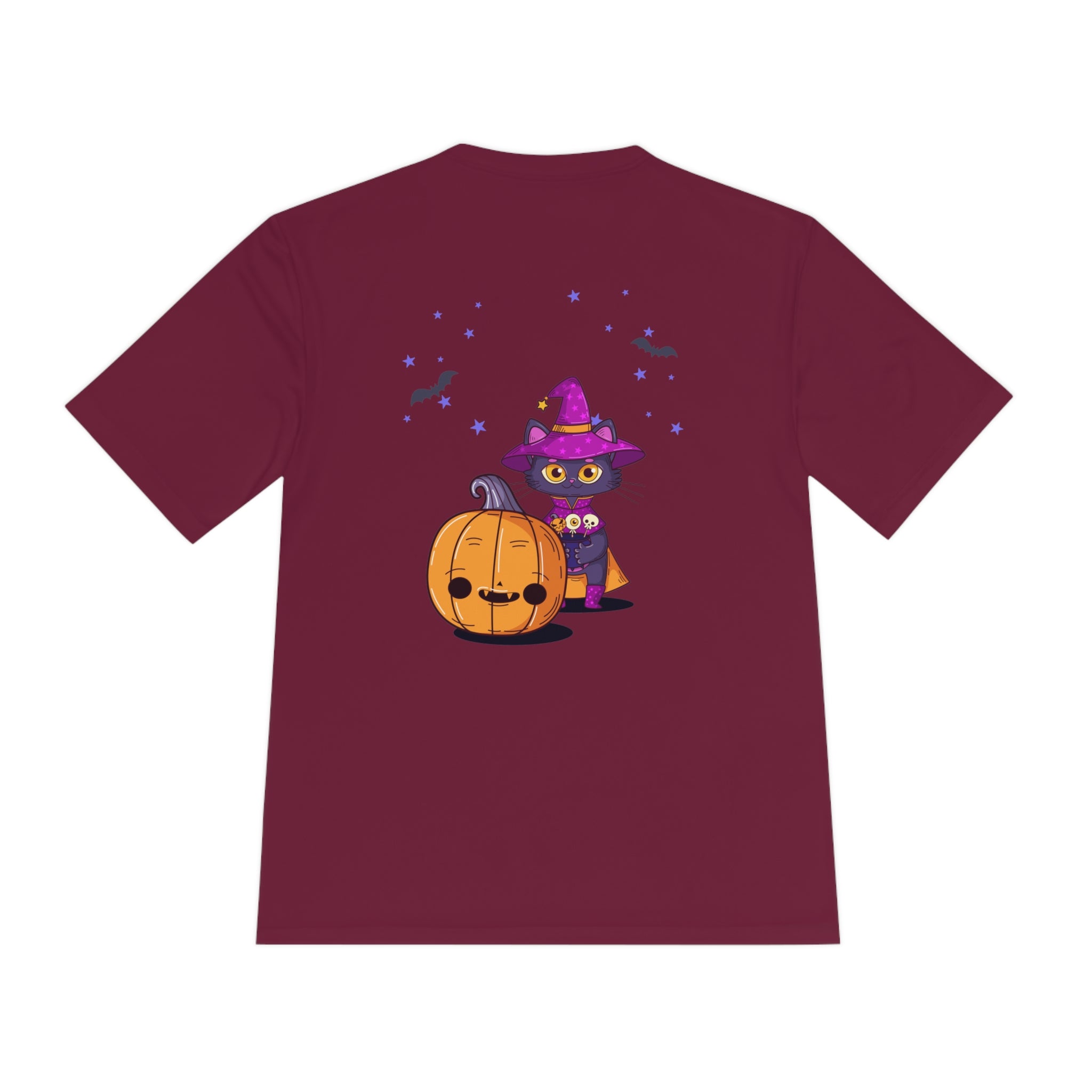 Halloween with Witch's Cats | Unisex Moisture Wicking Tee