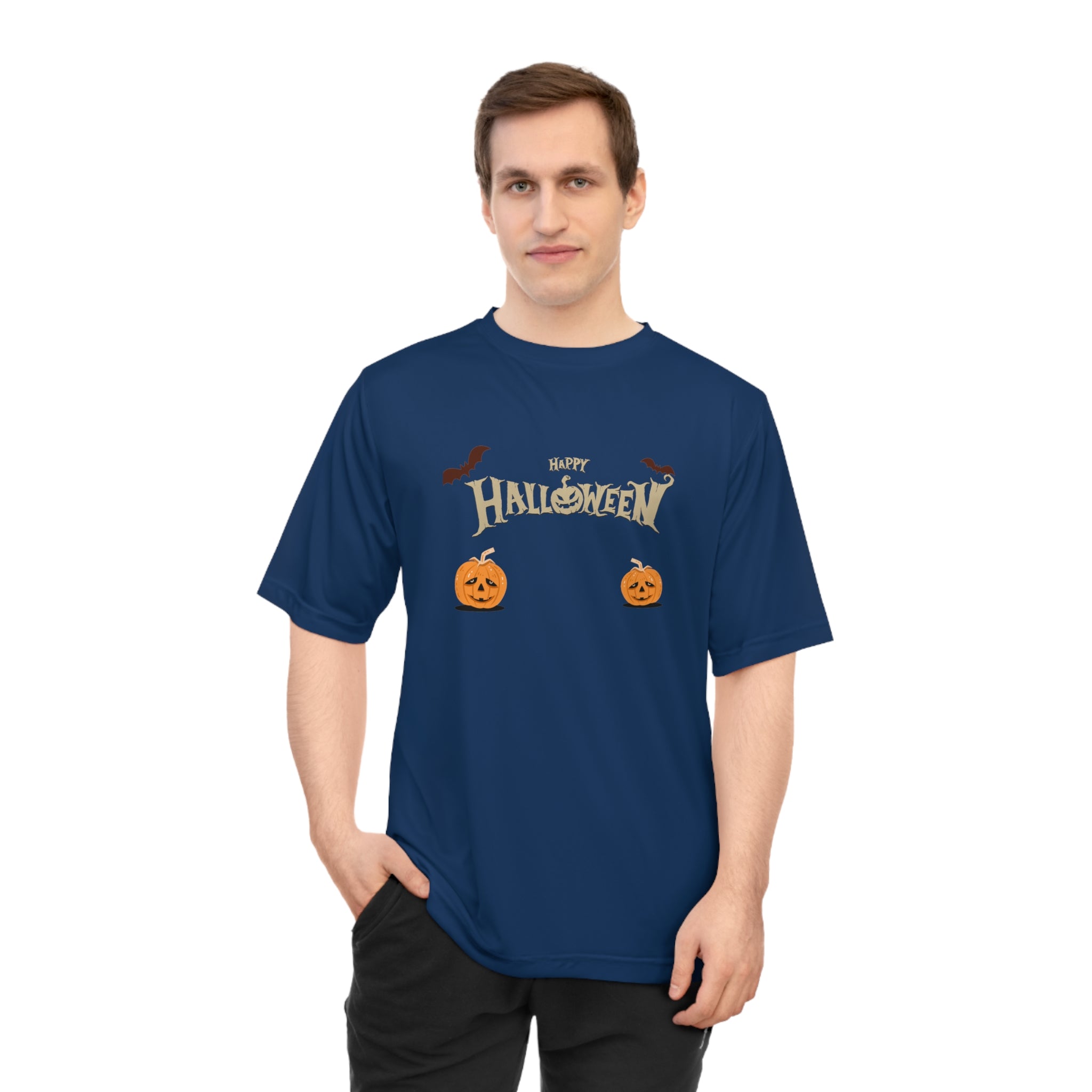 Halloween with Pumpkins | Unisex Zone Performance T-shirt