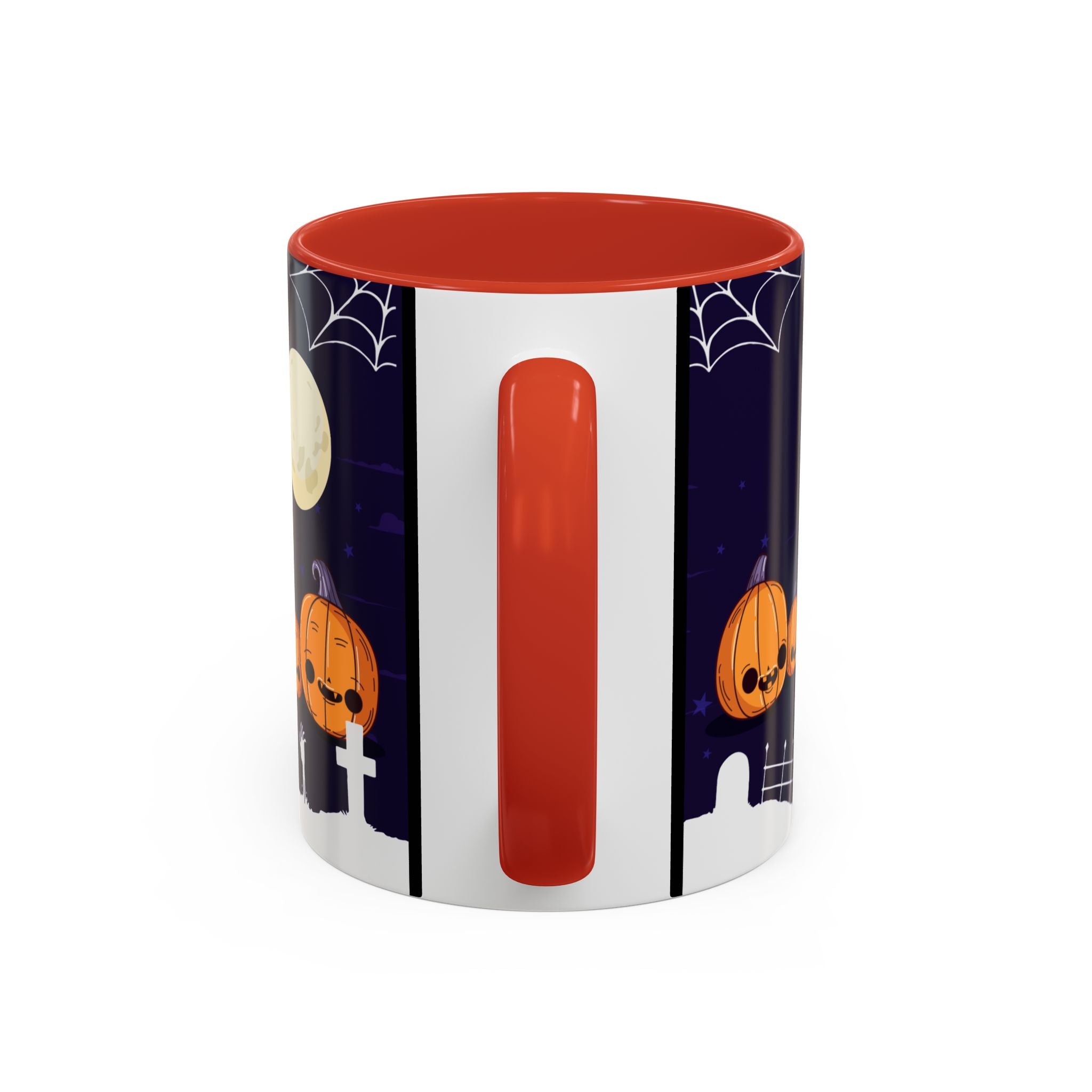 Happy Halloween with Skeleton | Accent Coffee Mug