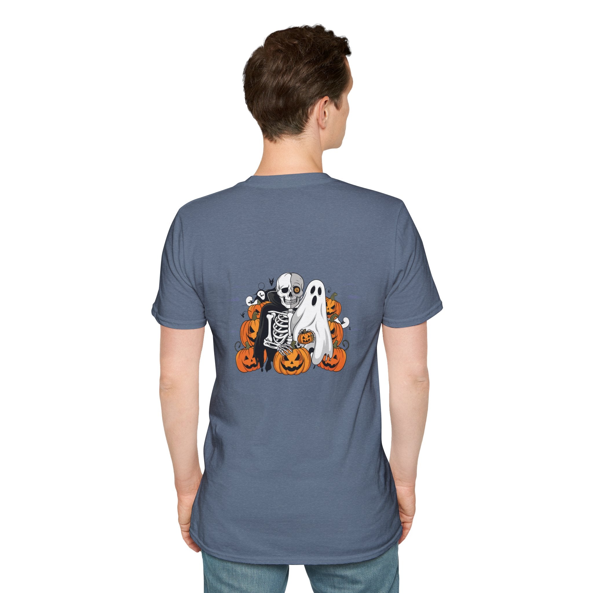 Halloween with Bats | Unisex Softstyle T-Shirt