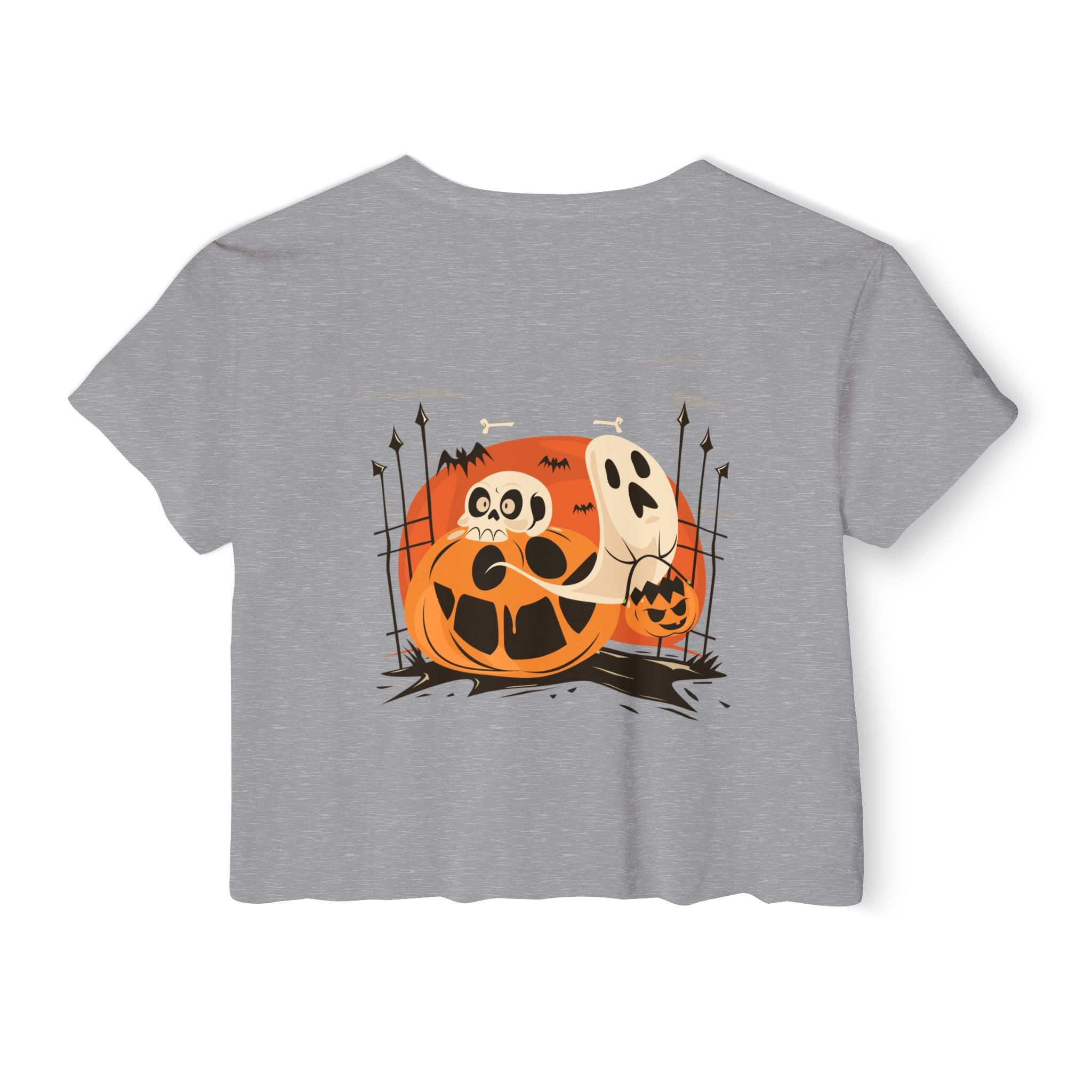 Halloween with Pumpkins | Women's Festival Crop Top