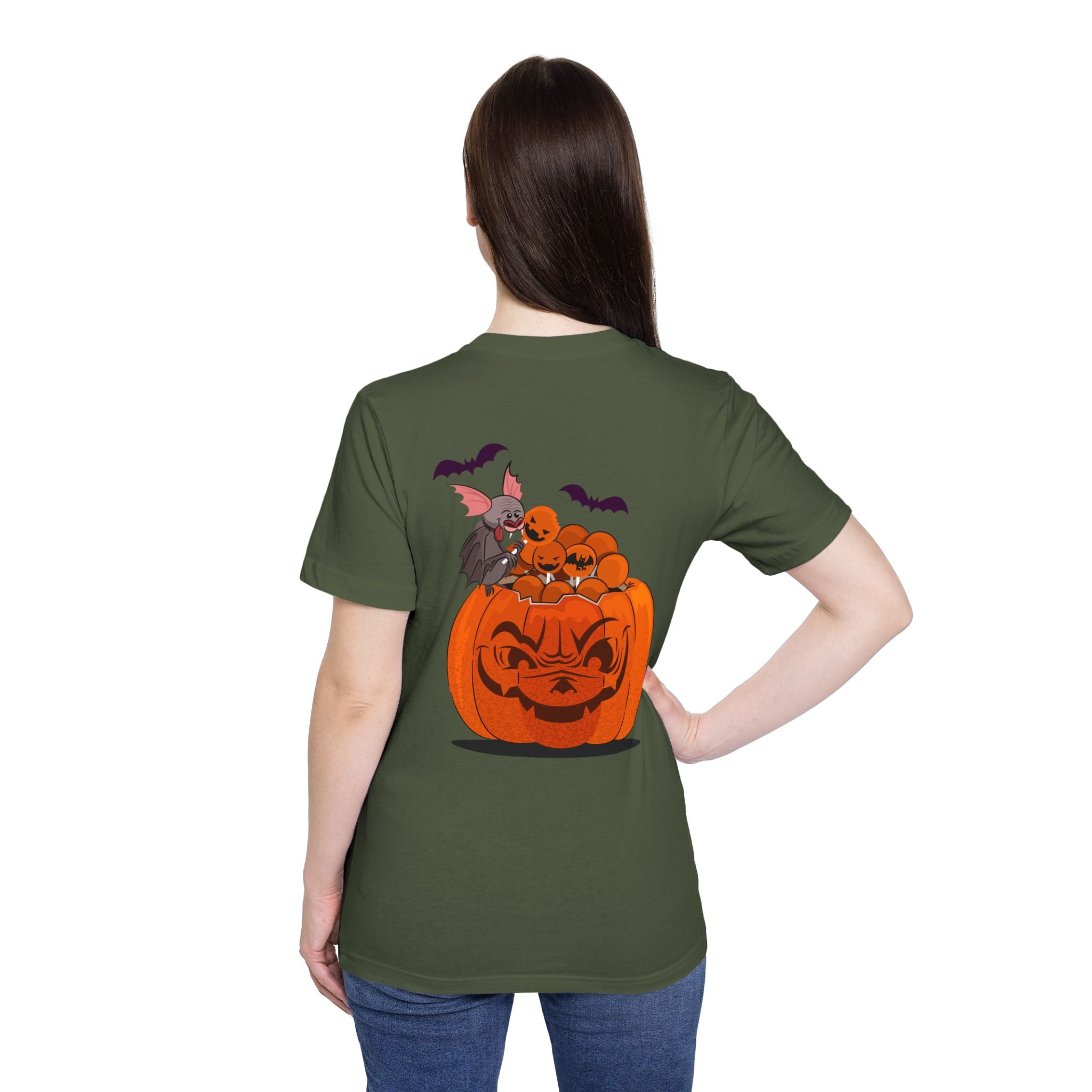Halloween Trick or Treat | USA-Made Unisex Short-Sleeve Jersey T-Shirt