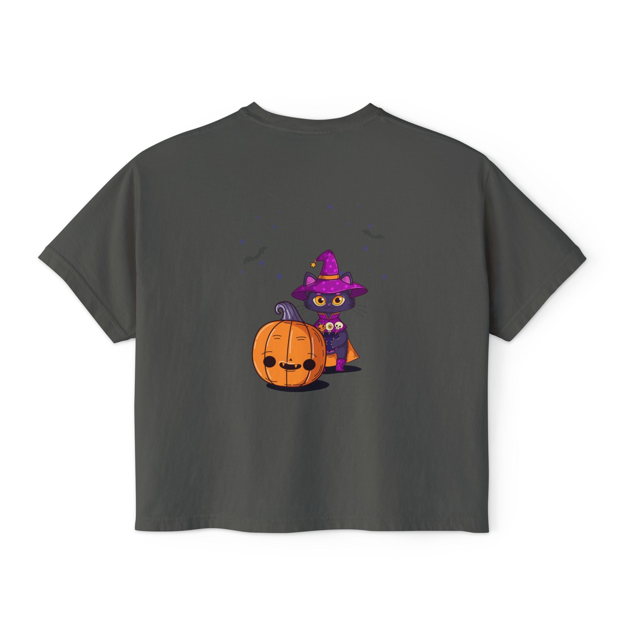 Halloween with Witch's Cats | Women's Boxy Tee