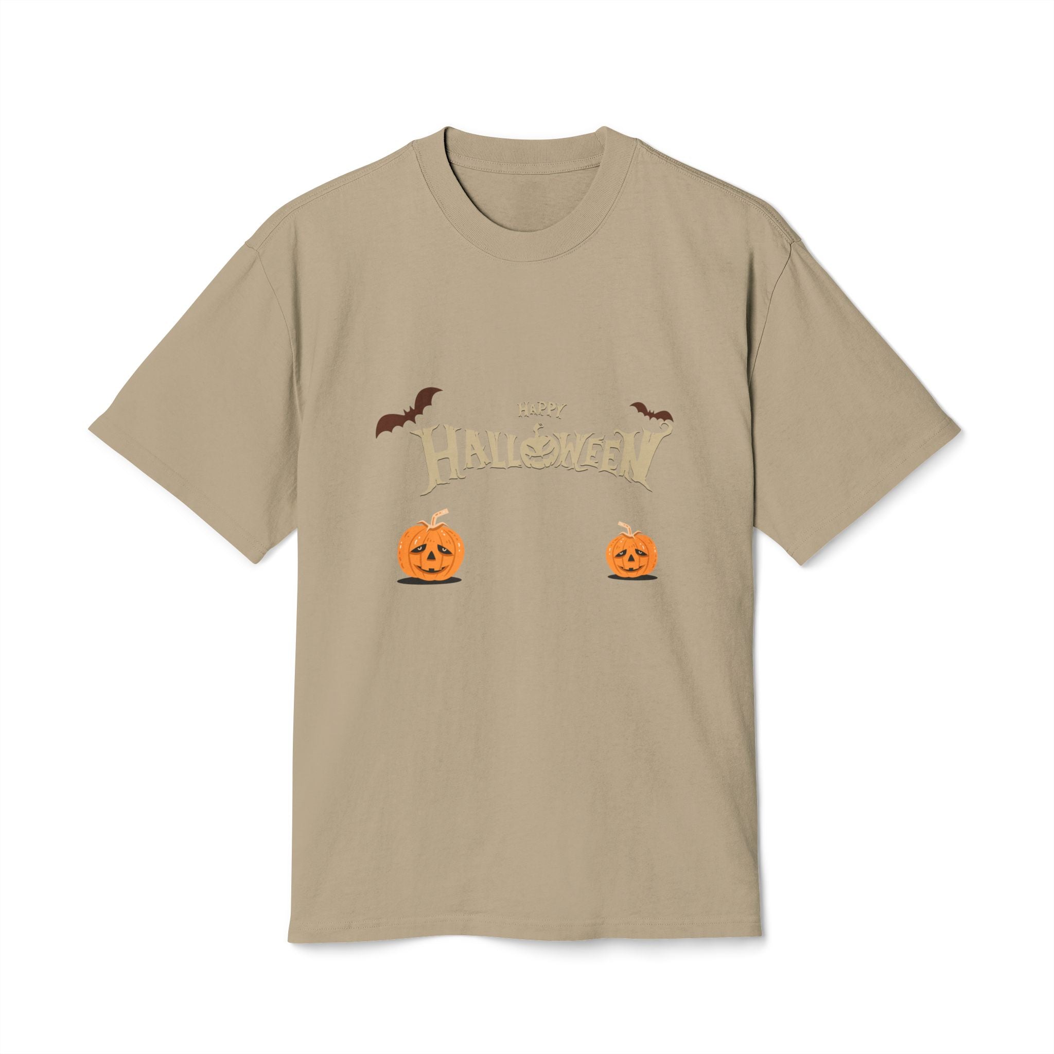 Halloween with Pumpkins | Unisex Heavy Faded Tee