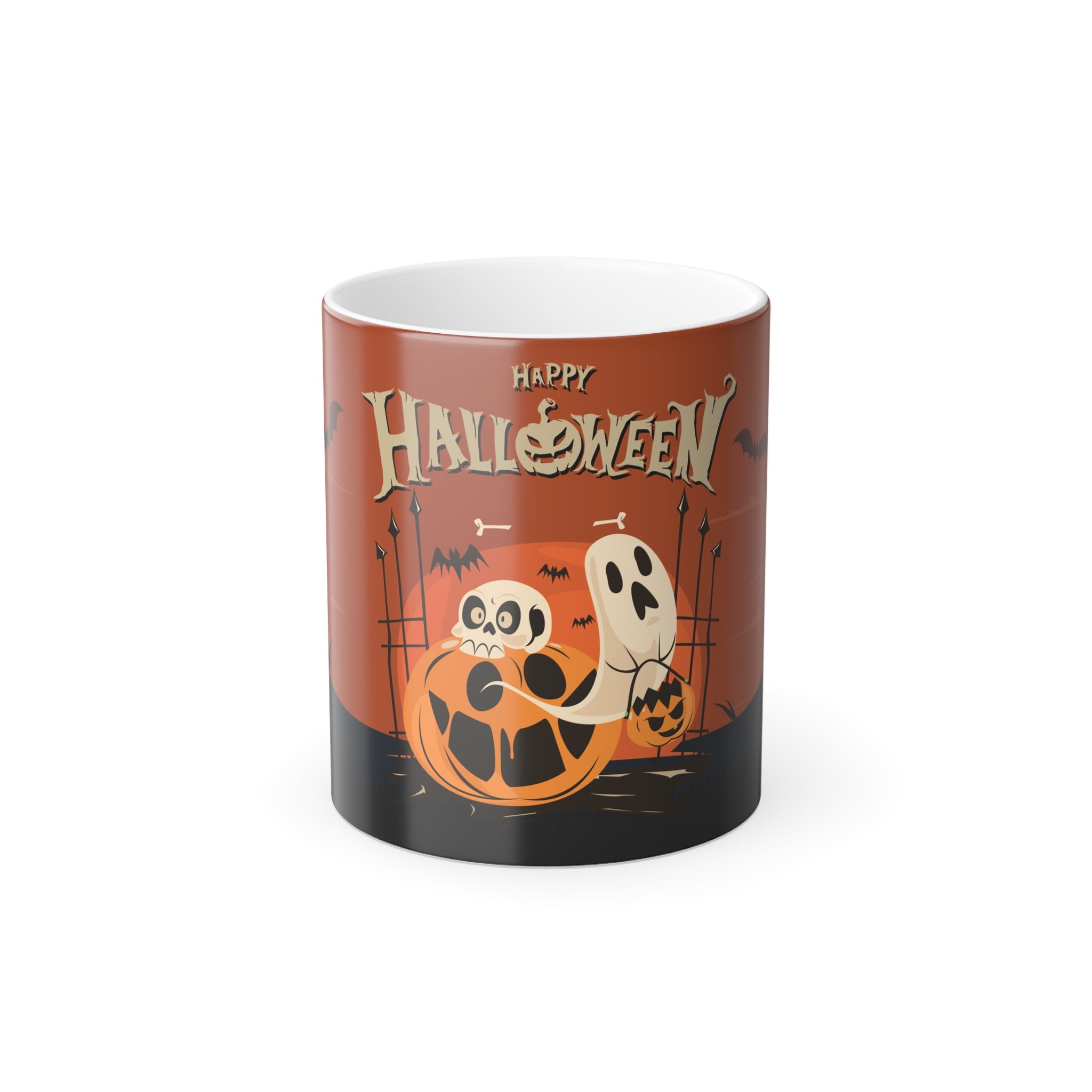 Happy Halloween with Pumpkin | Color Morphing Mug