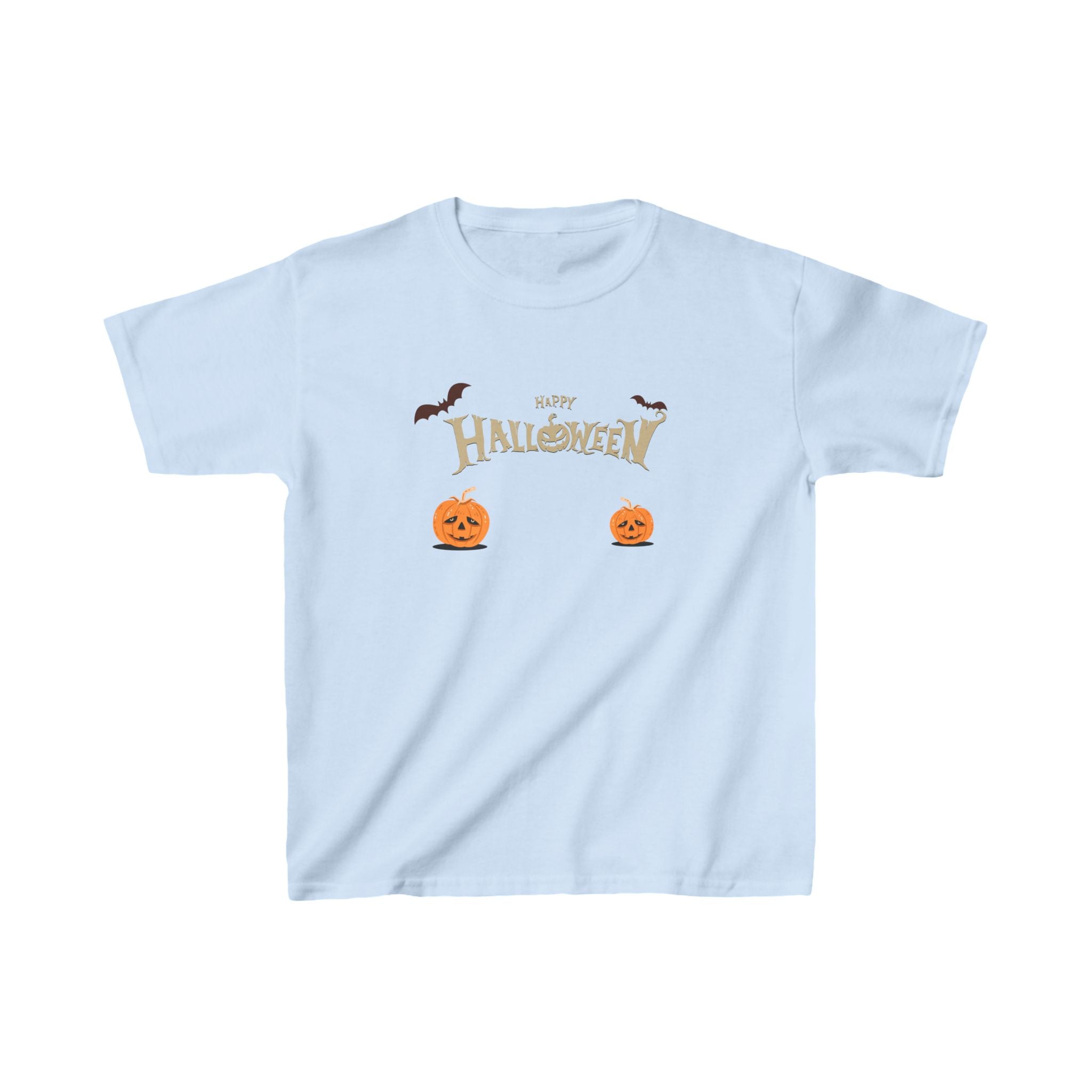 Halloween with Pumpkins | Kids Heavy Cotton Tee