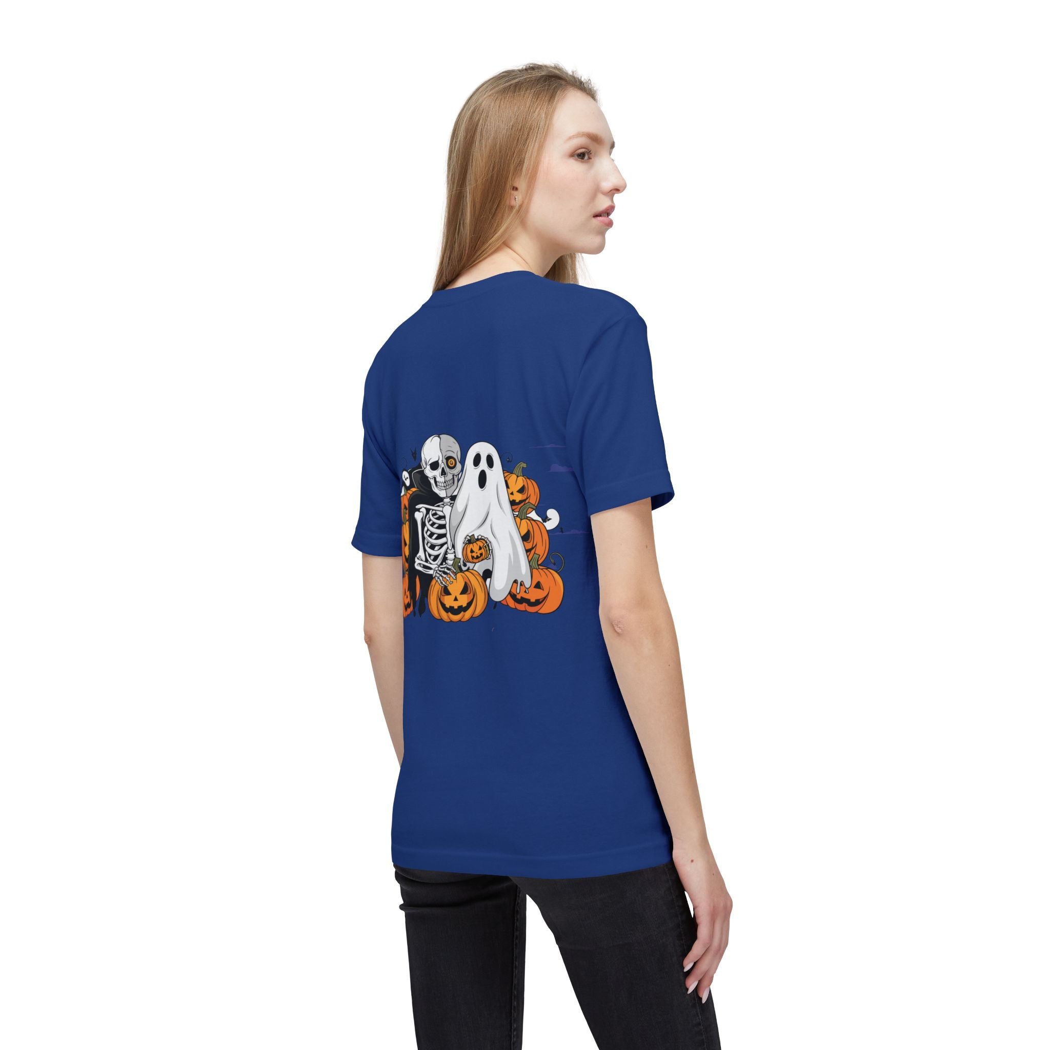 Halloween with Bats | Unisex Midweight T-shirt, Made in US