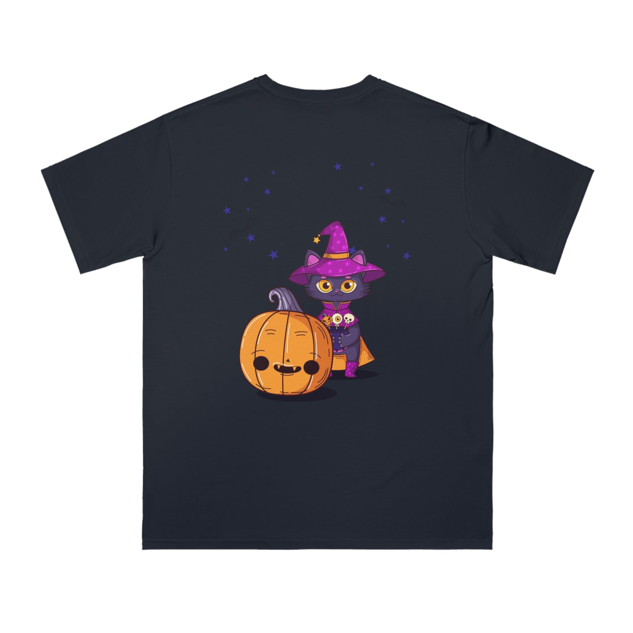 Halloween with Witch's Cats | Organic Unisex Classic T-Shirt