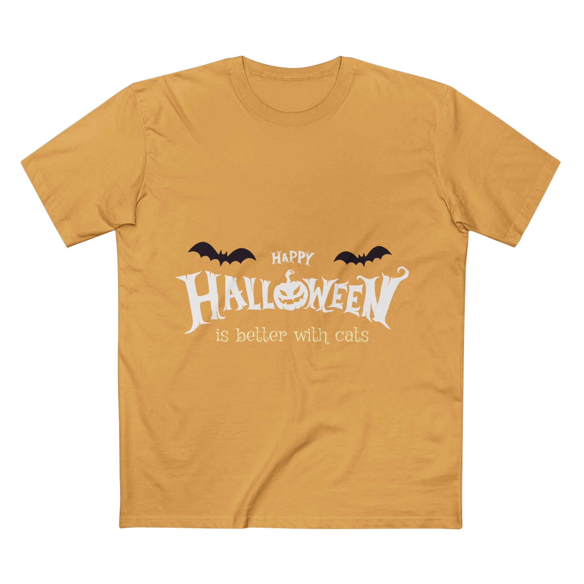 Halloween with Witch's Cats | Men's Staple Tee