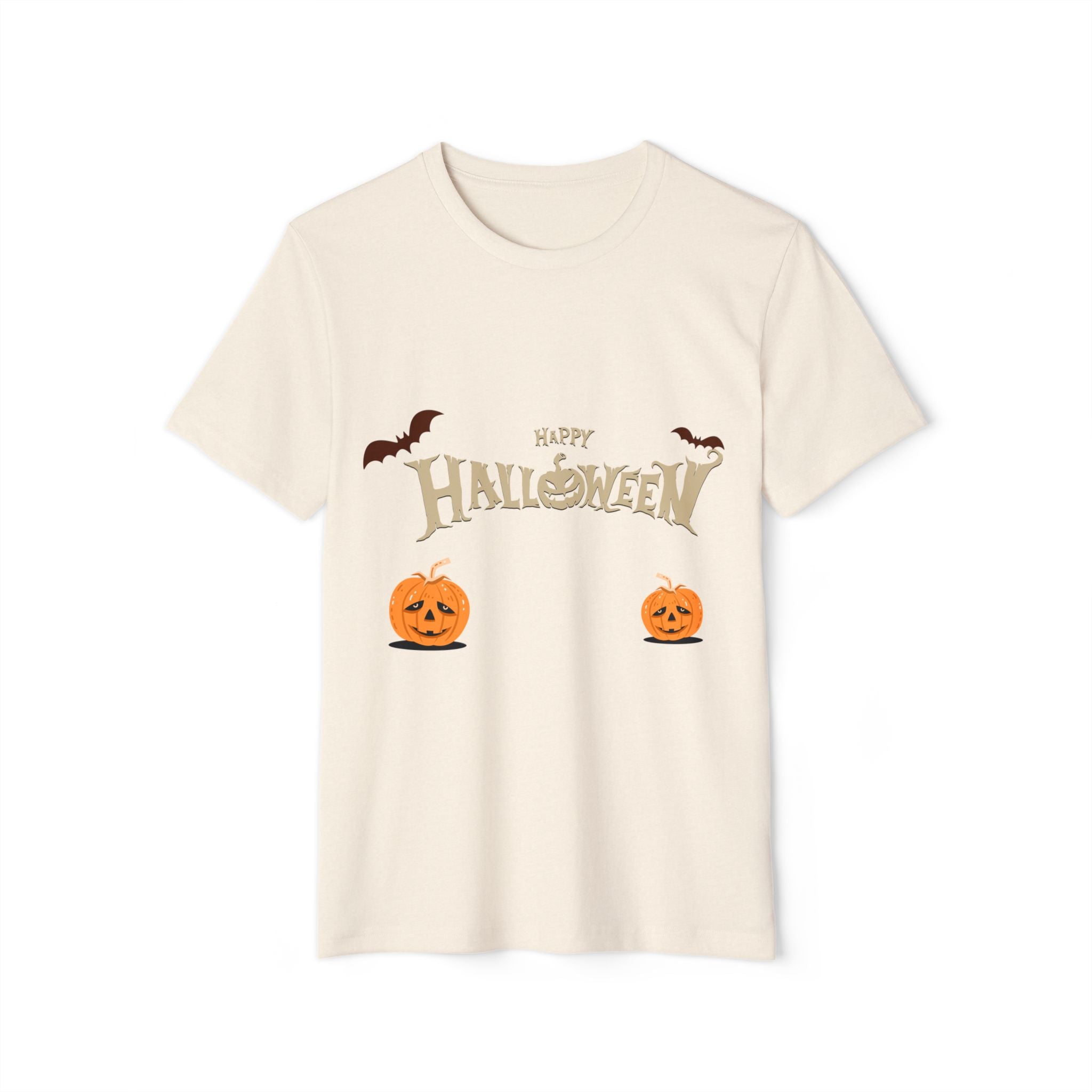 Halloween with Pumpkins | Unisex Recycled Organic T-Shirt