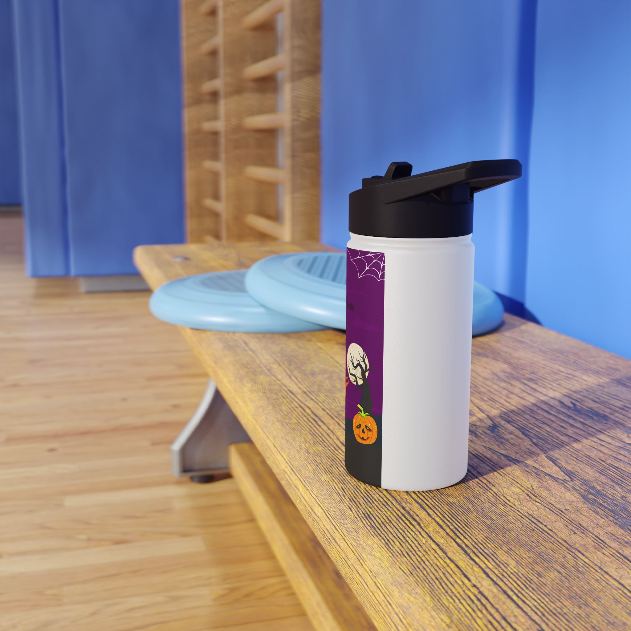 Happy Halloween is Better with Cats | Stainless Steel Water Bottle, Standard Lid