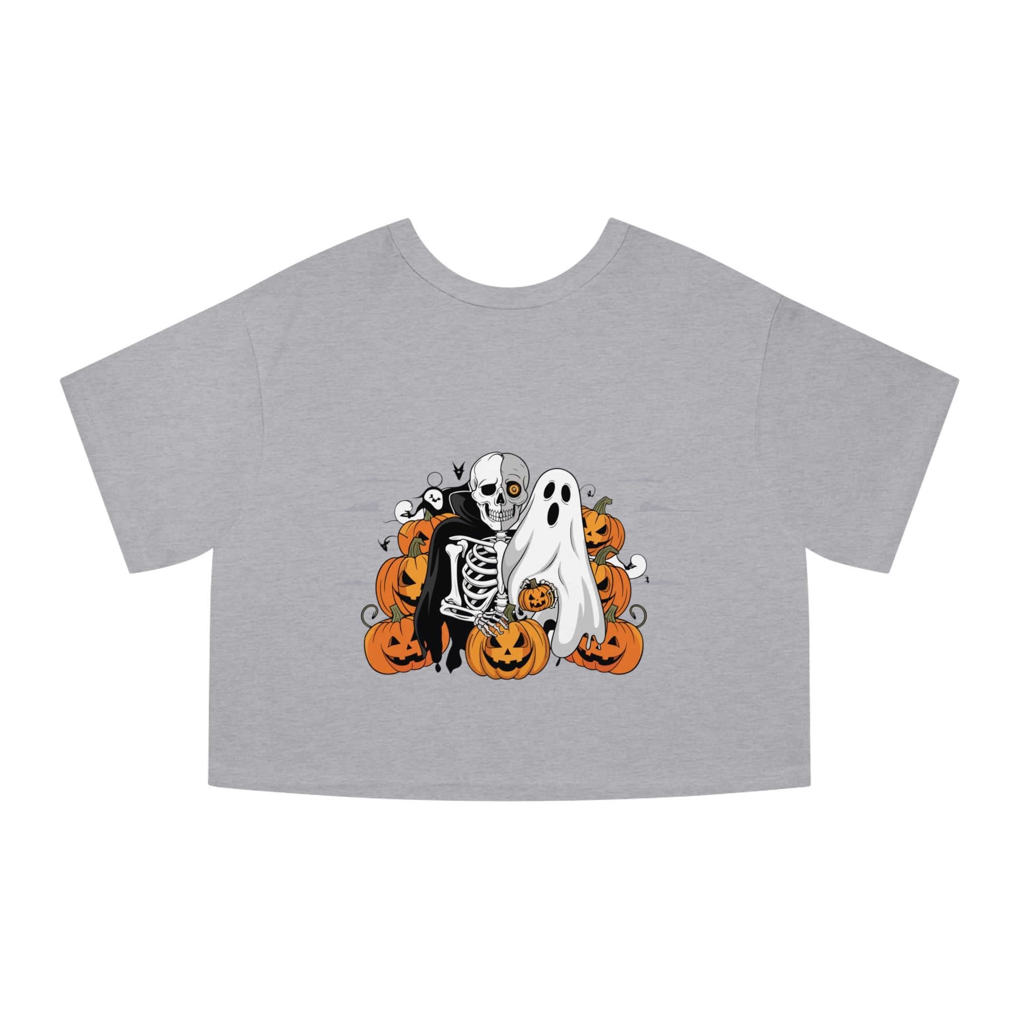 Halloween with Bats | Champion Women's Heritage Cropped T-Shirt