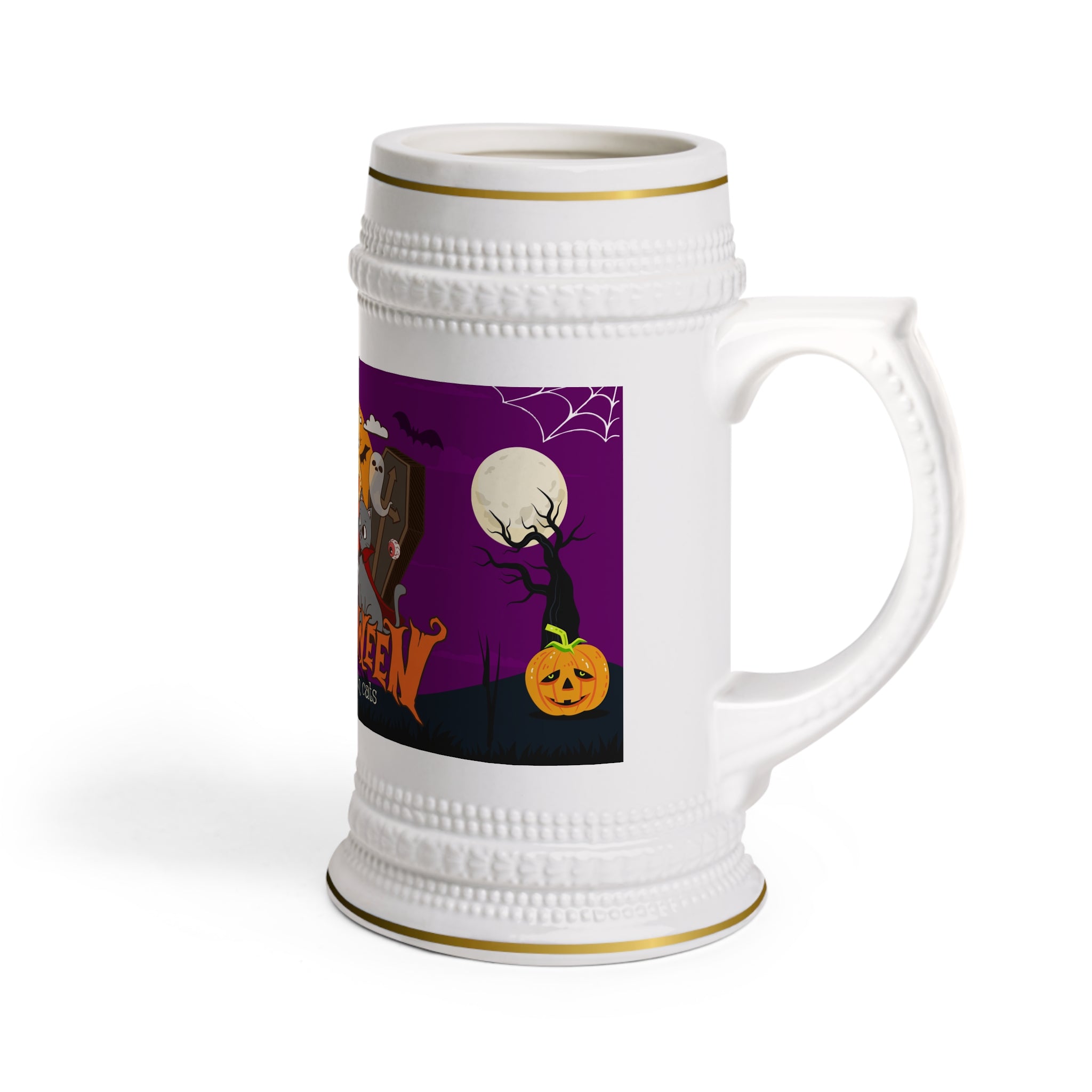 Happy Halloween is Better with Cats | Stein Mug