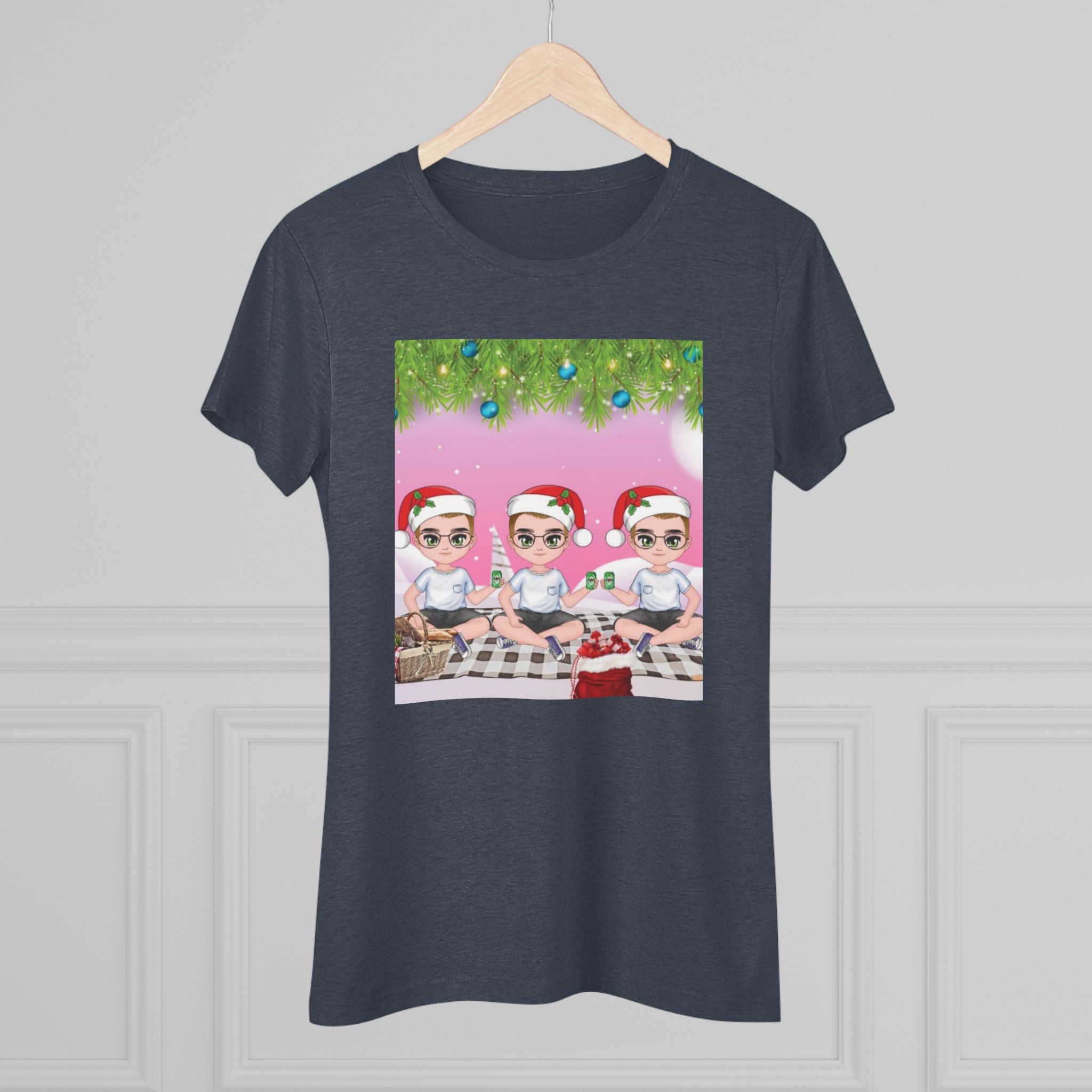 HAPPY CHRISTMAS DAY Women's Triblend Tee