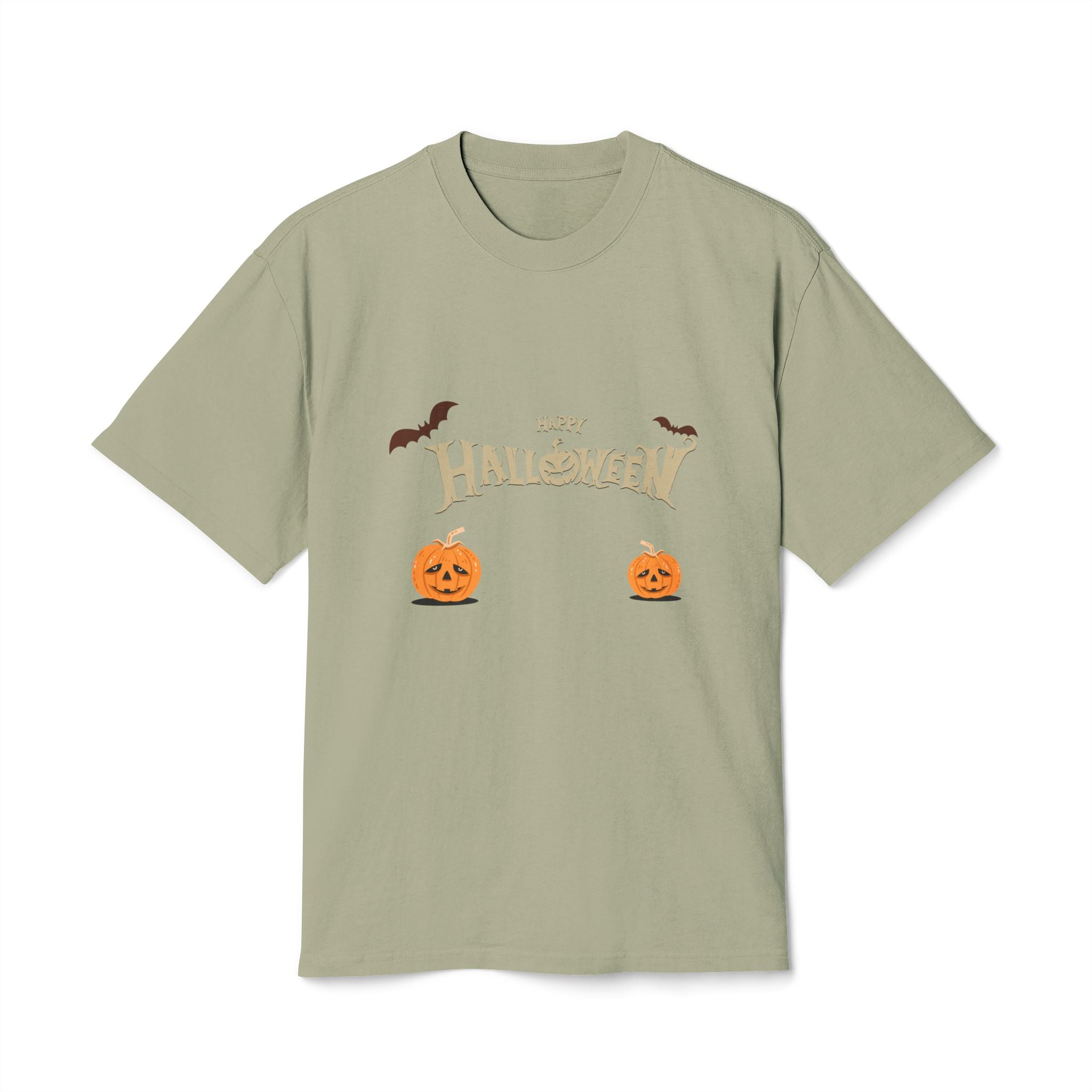 Halloween with Pumpkins | Unisex Heavy Faded Tee