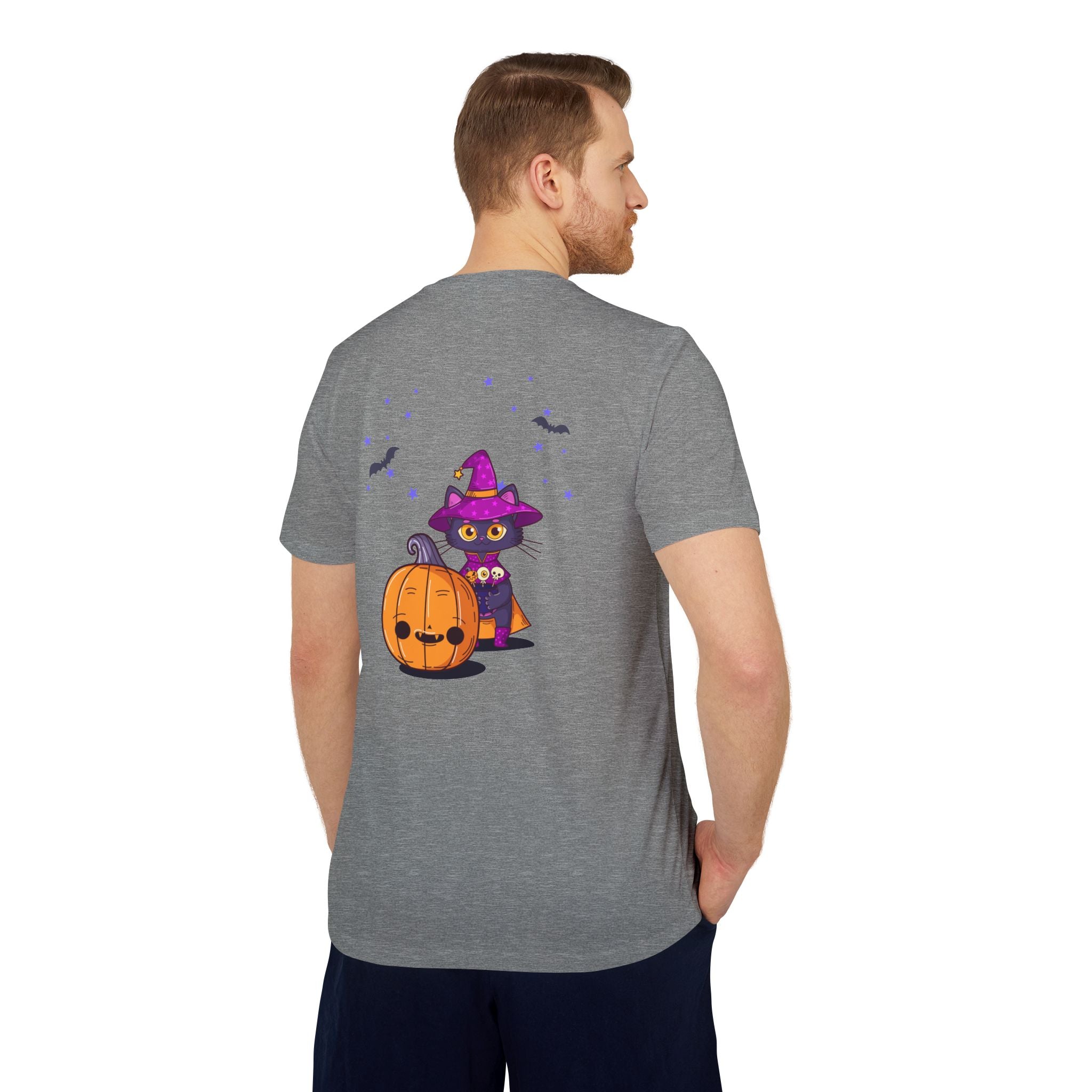 Halloween with Witch's Cats | adidas Unisex Sport T-shirt