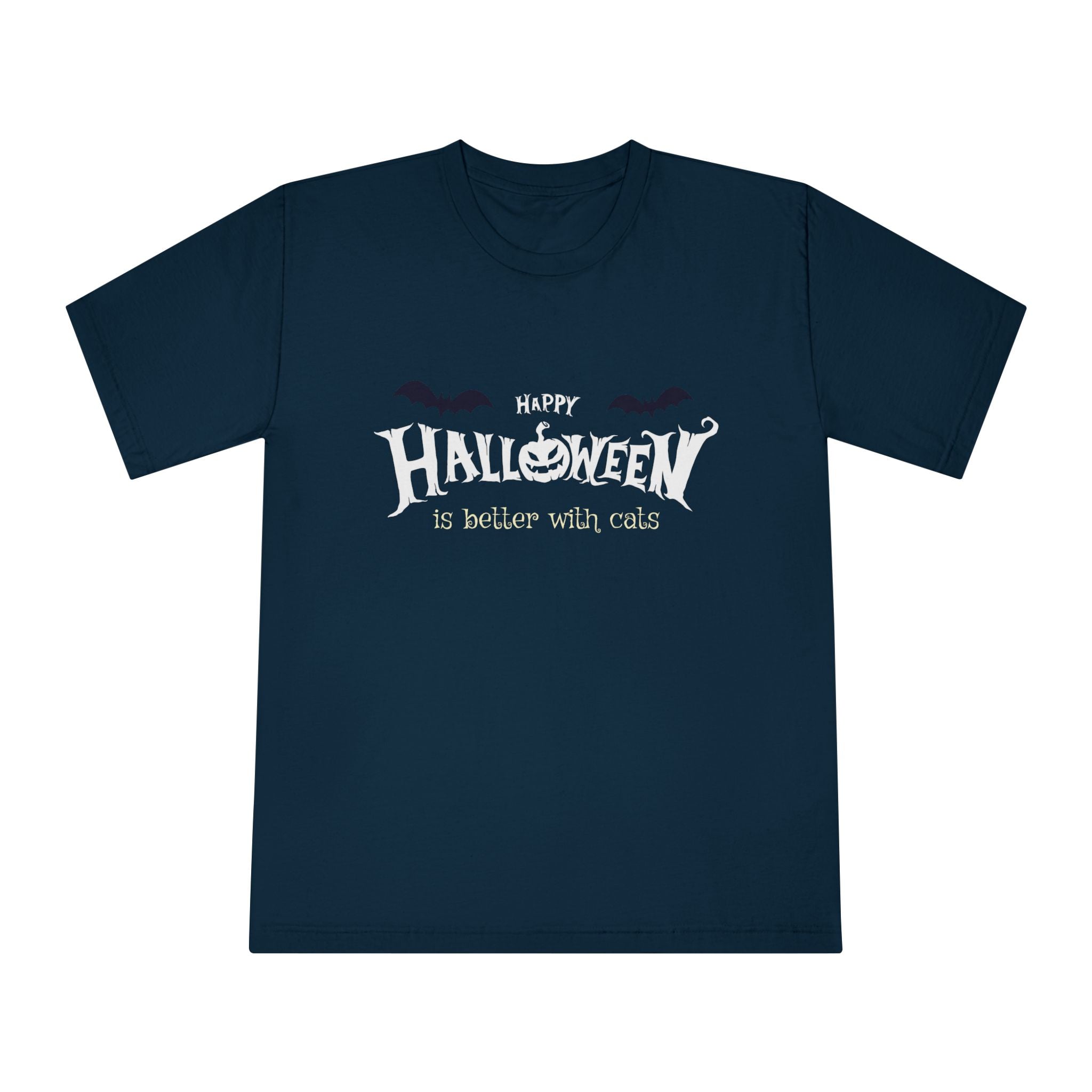Halloween with Witch's Cats | Unisex Classic Crewneck T-Shirt