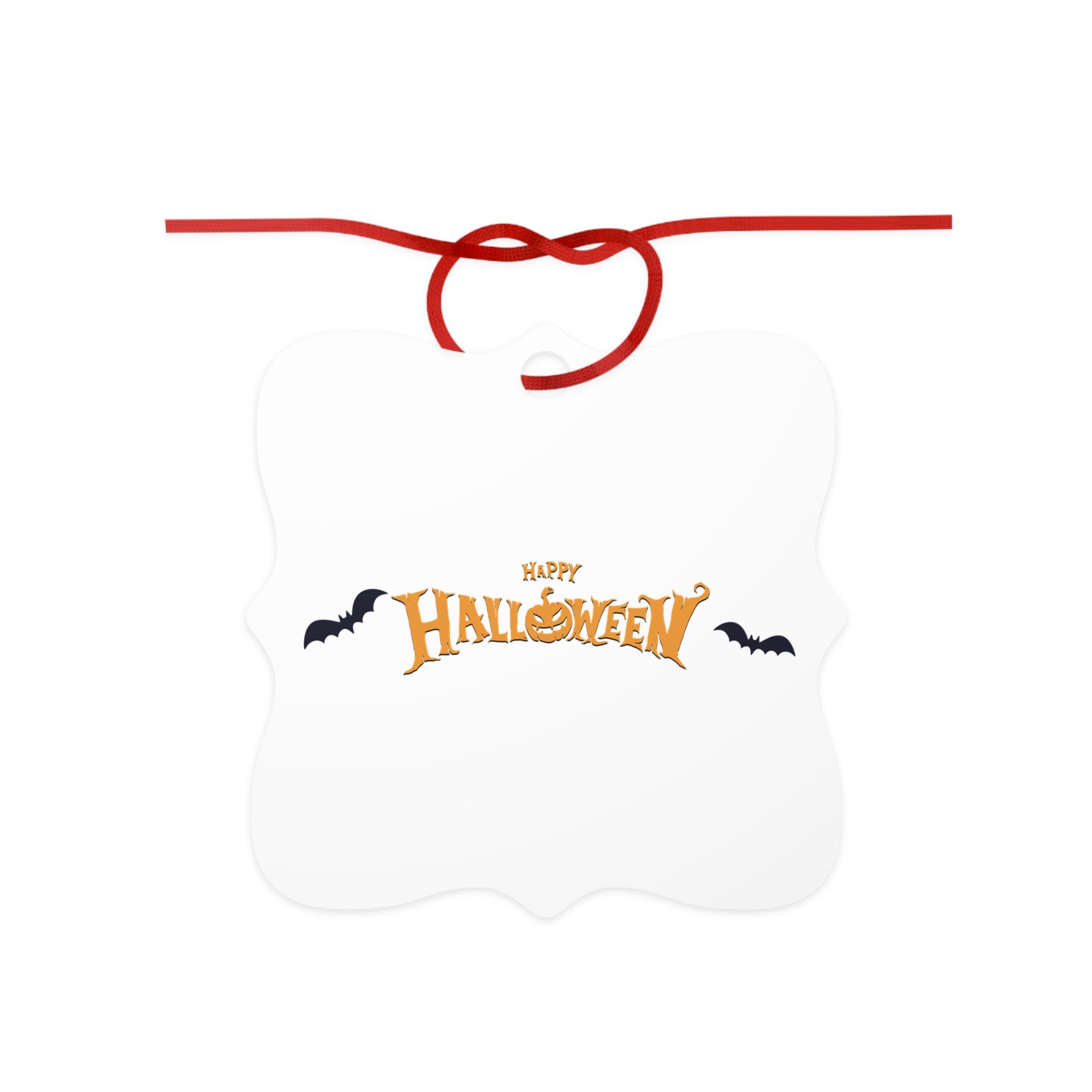 Halloween with Bats | Aluminum Ornaments