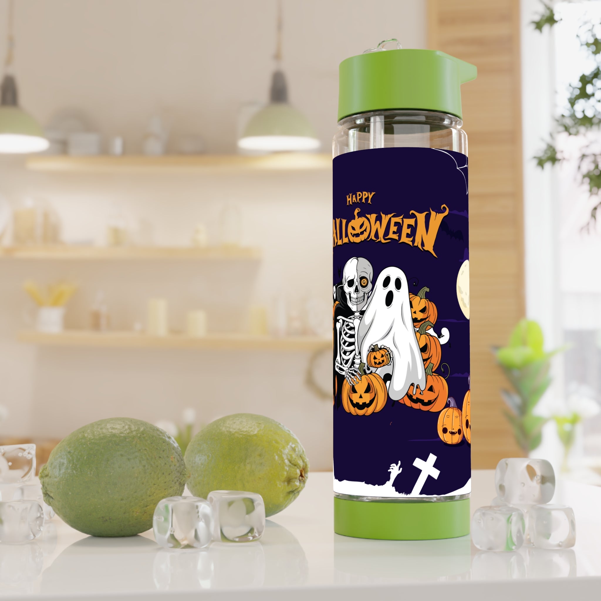 Halloween is Better with Skeleton | Infuser Water Bottle