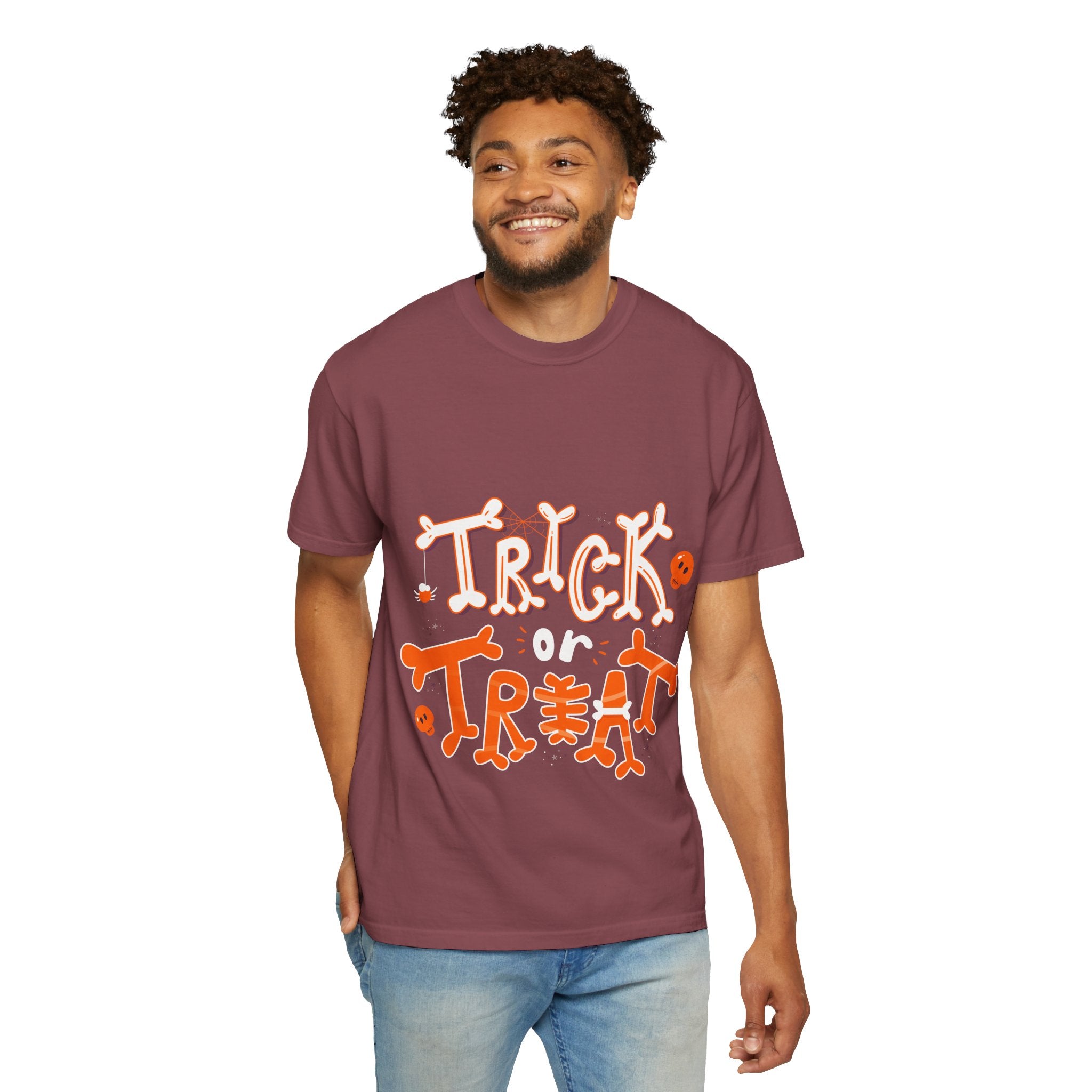 Halloween Trick or Treat  | Unisex Garment-Dyed T-shirt
