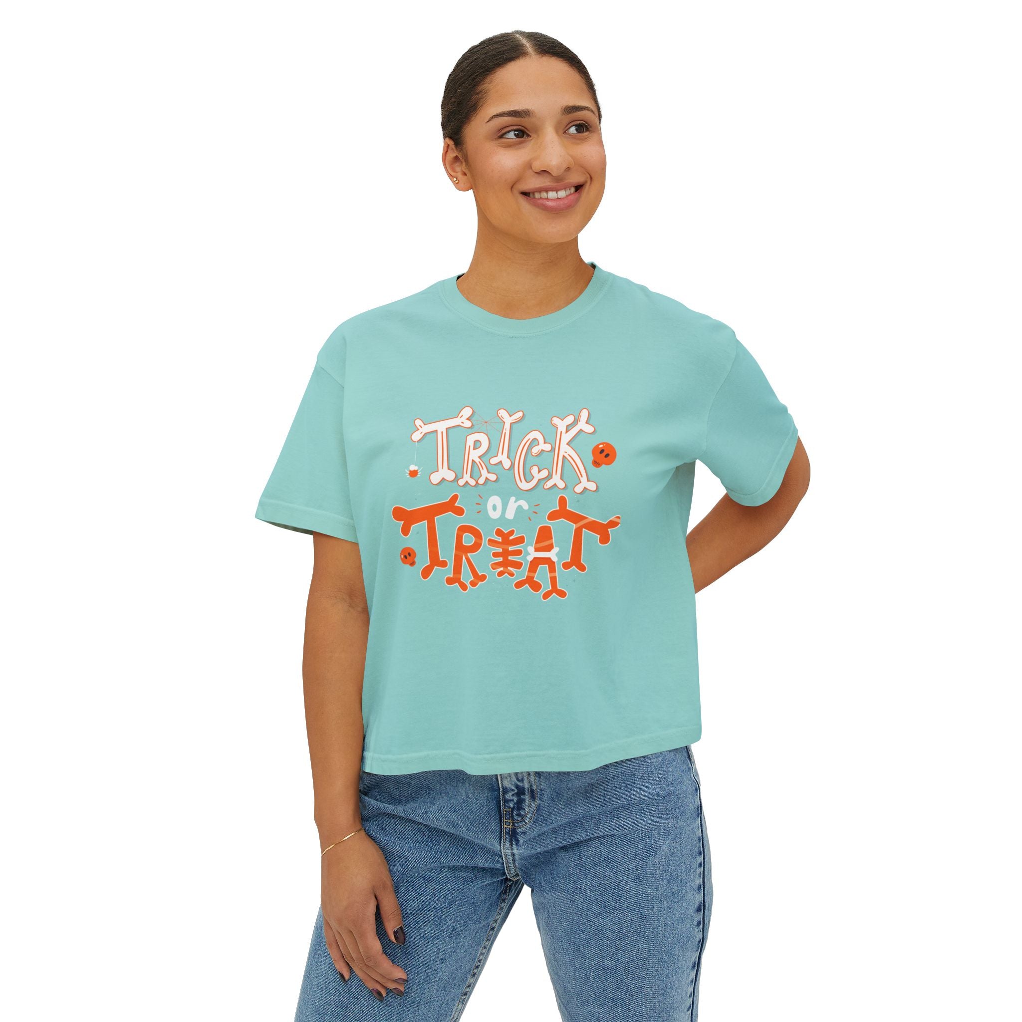 Halloween Trick or Treat | Women's Boxy Tee
