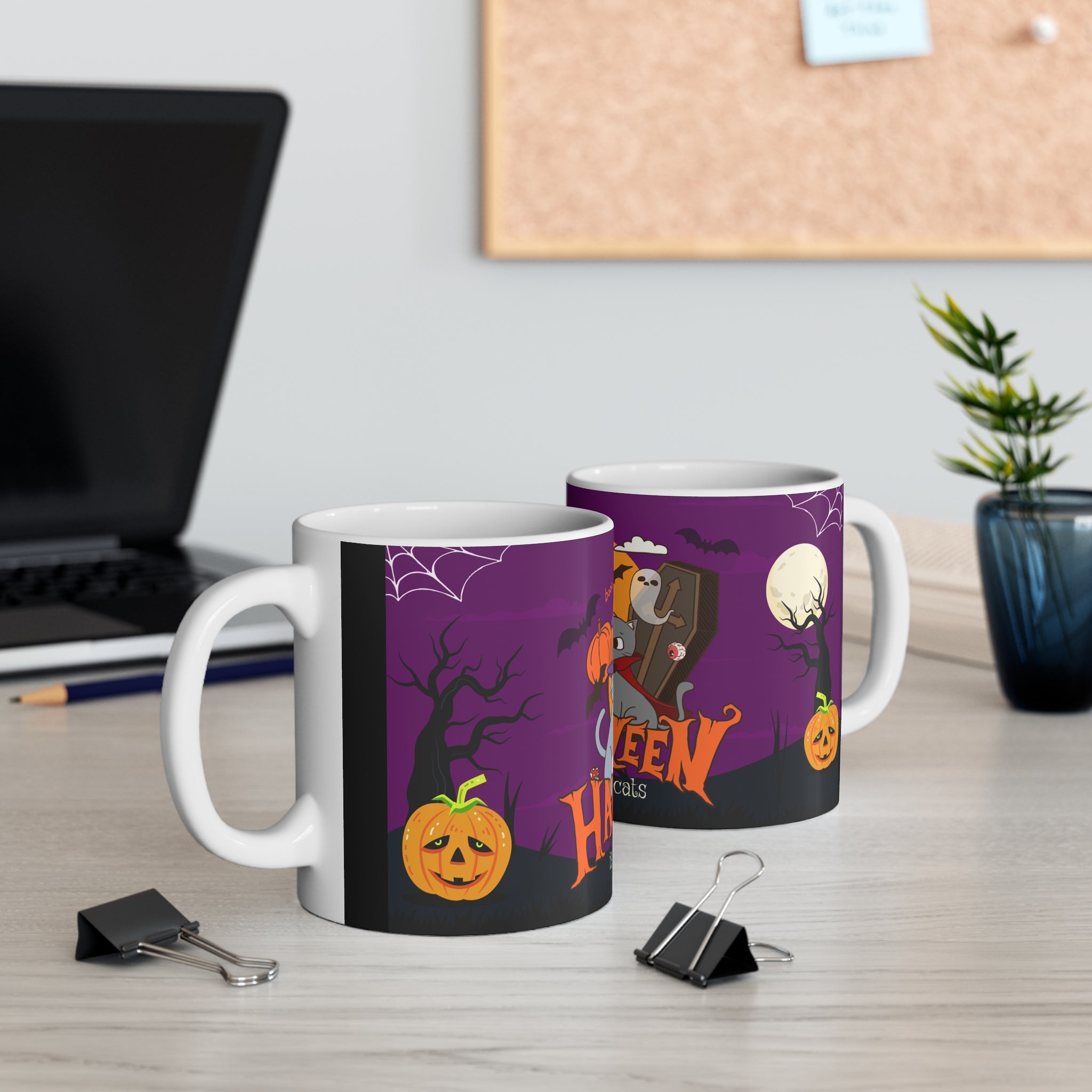 Happy Halloween is better with Cats | Mug
