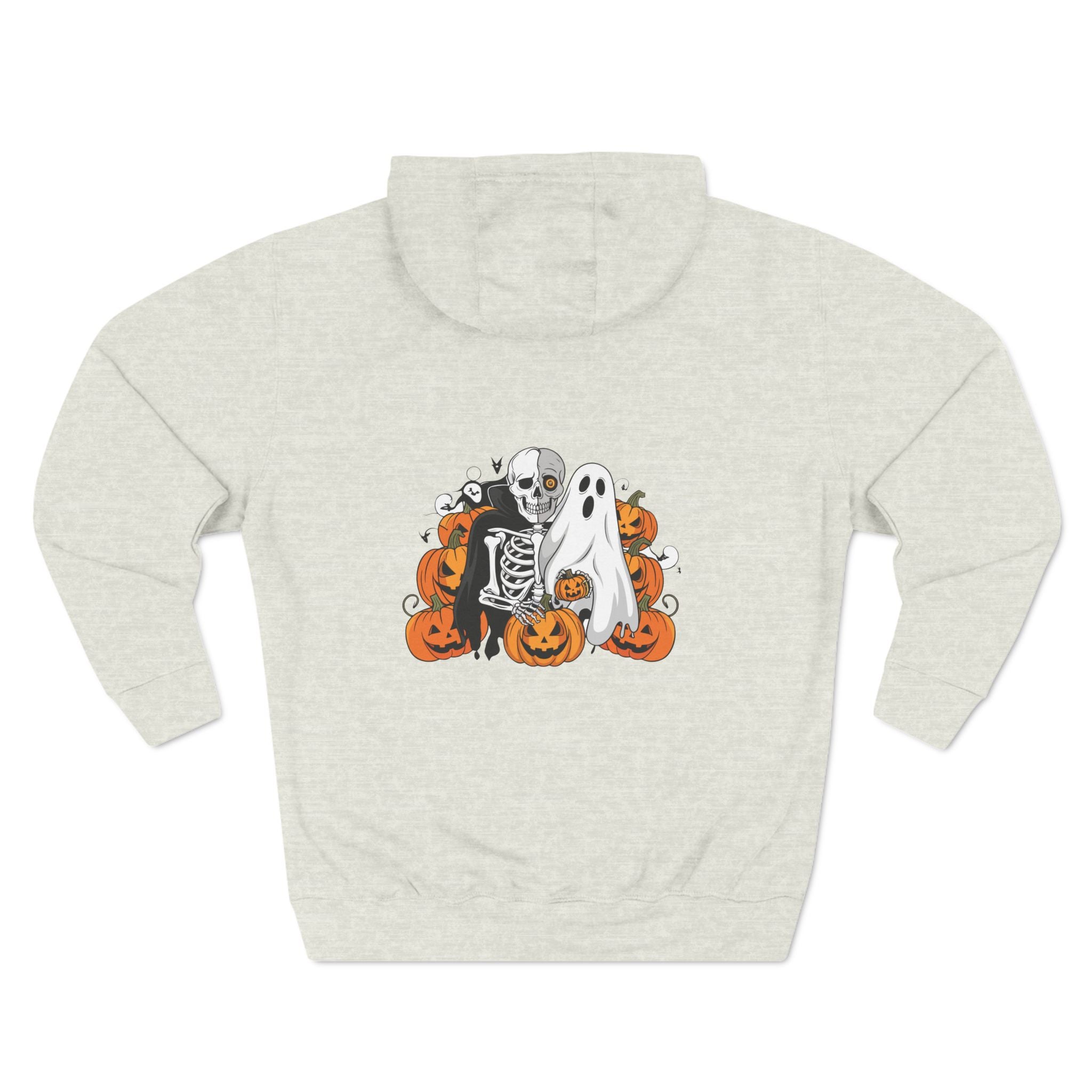 Halloween with Bats | Three-Panel Fleece Hoodie