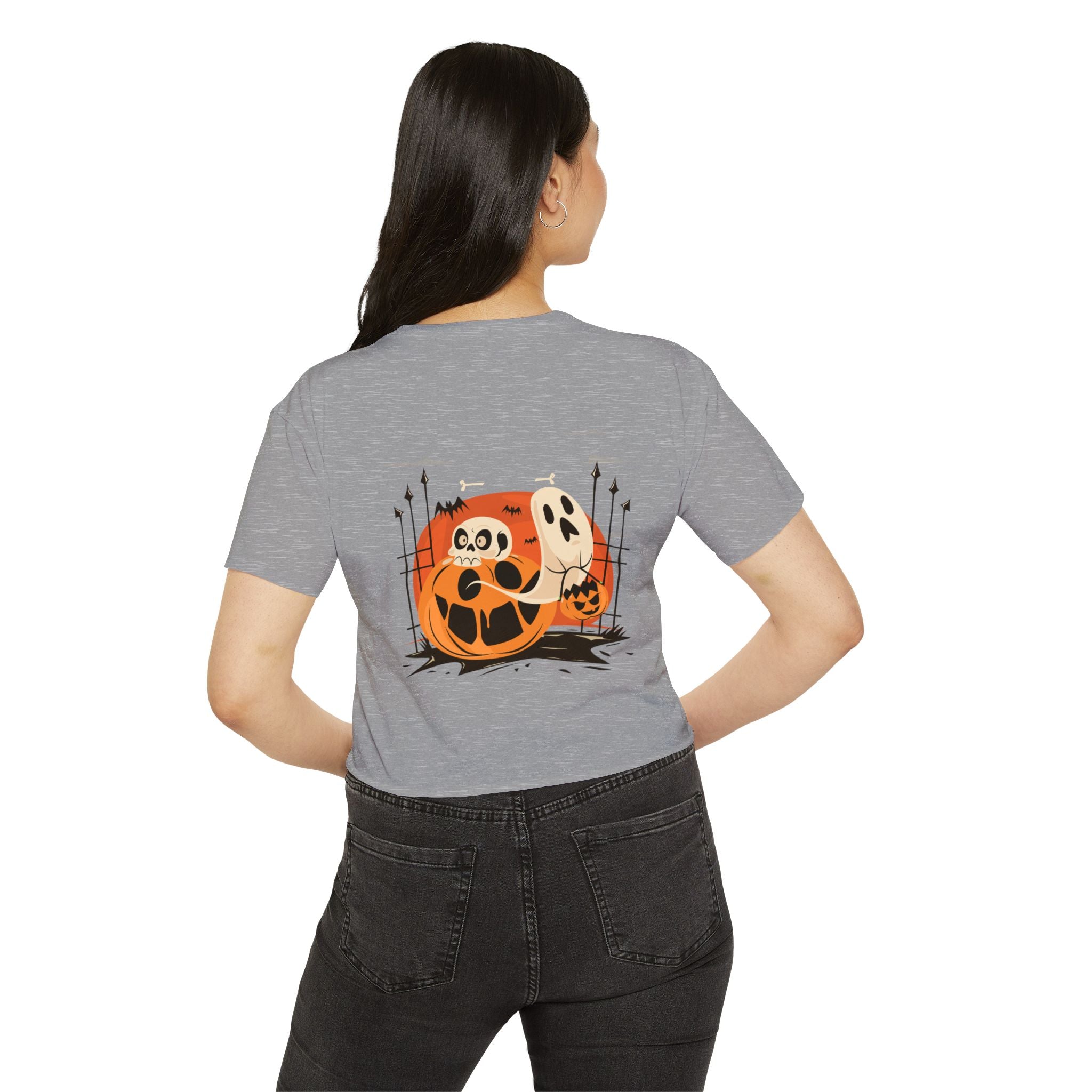 Halloween with Pumpkins | Women's Festival Crop Top