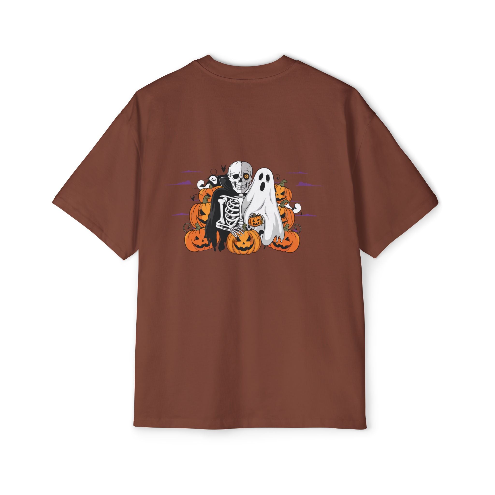 Halloween with Bats | Men's Heavy Oversized Tee