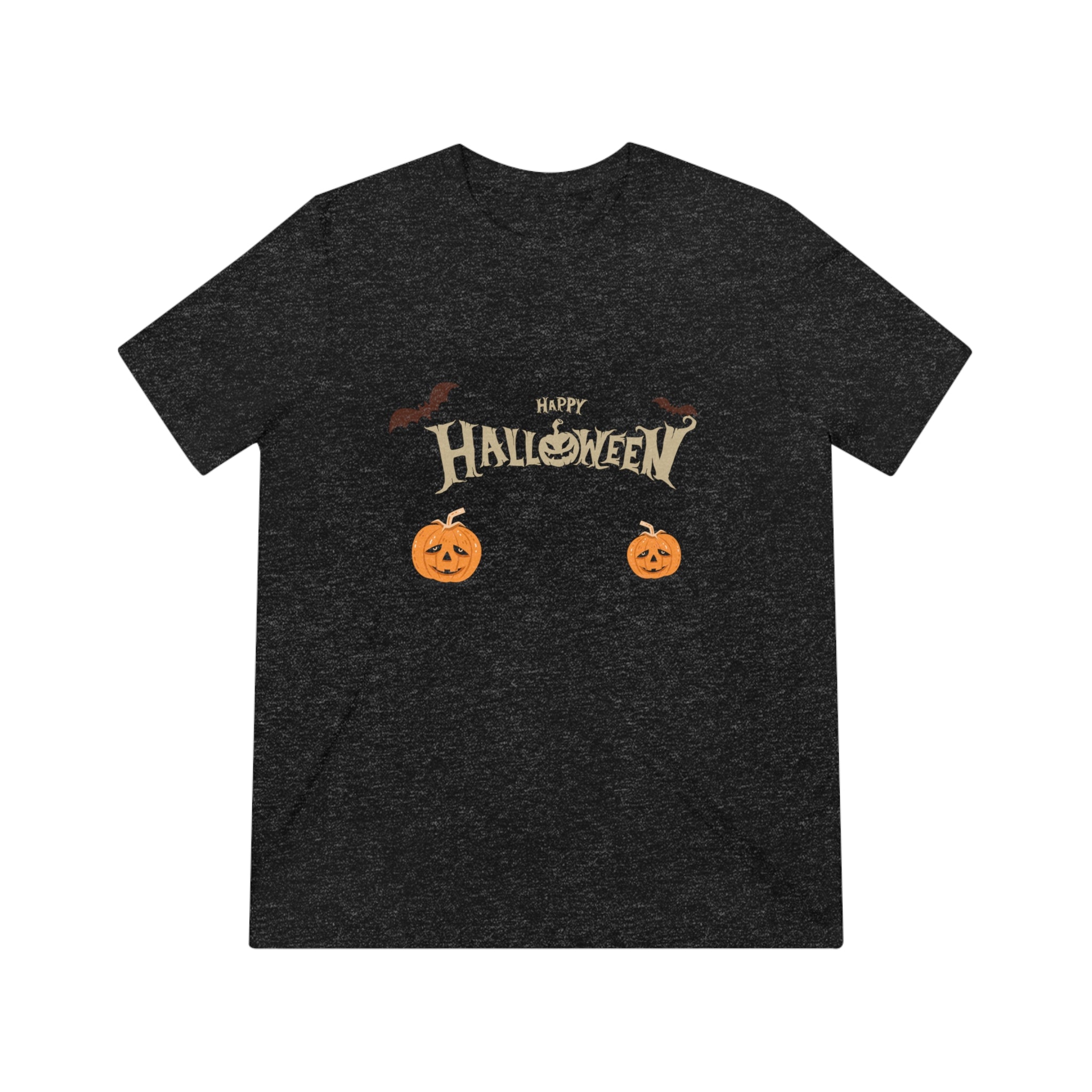 Halloween with Pumpkins | Unisex Triblend Tee