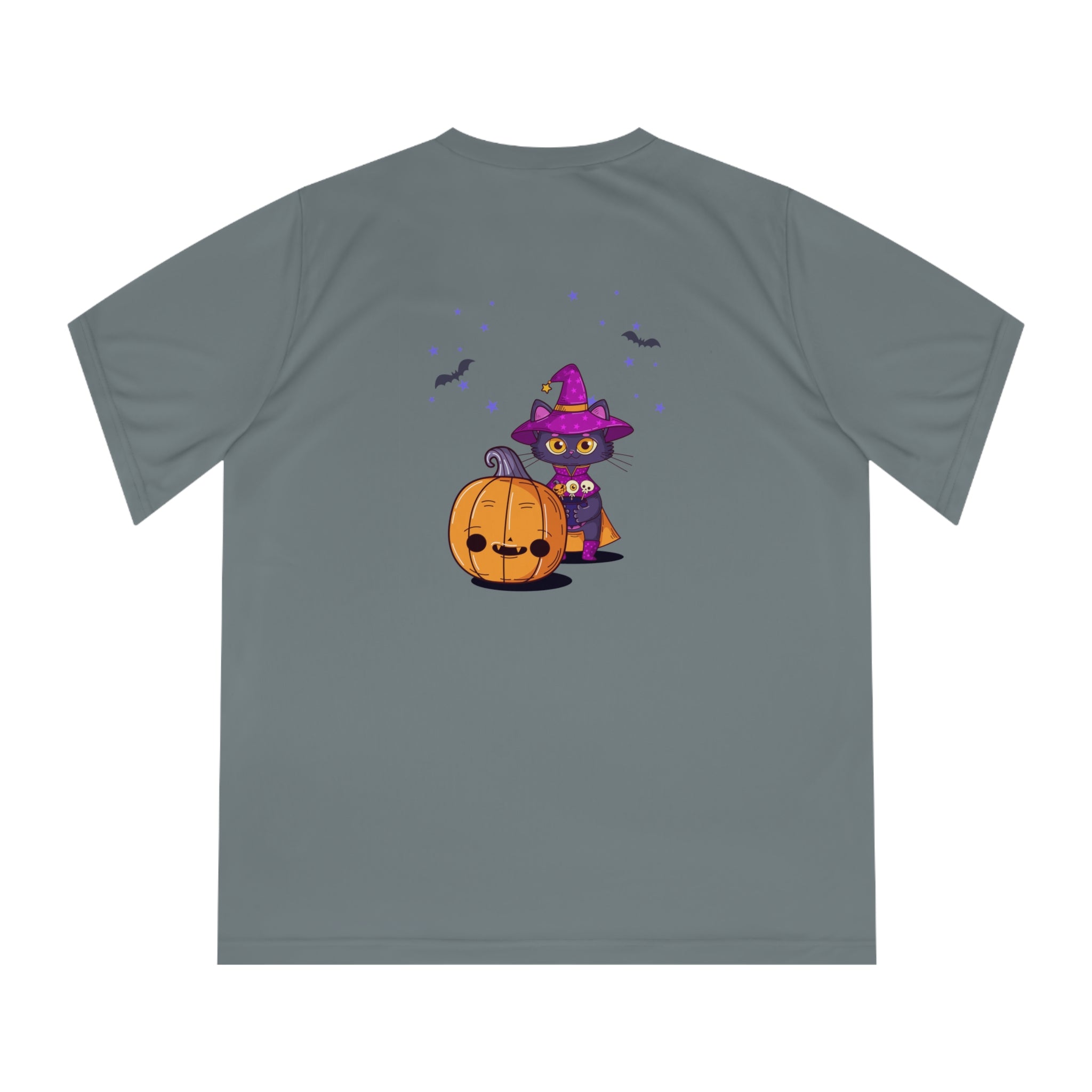 Halloween with Witch's Cats | Women's Performance V-Neck T-Shirt