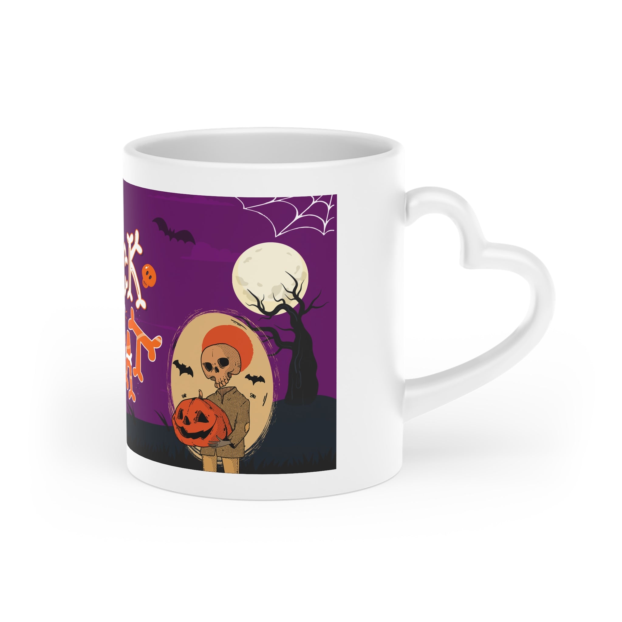 Halloween Trick or Treat | Heart-Shaped Mug