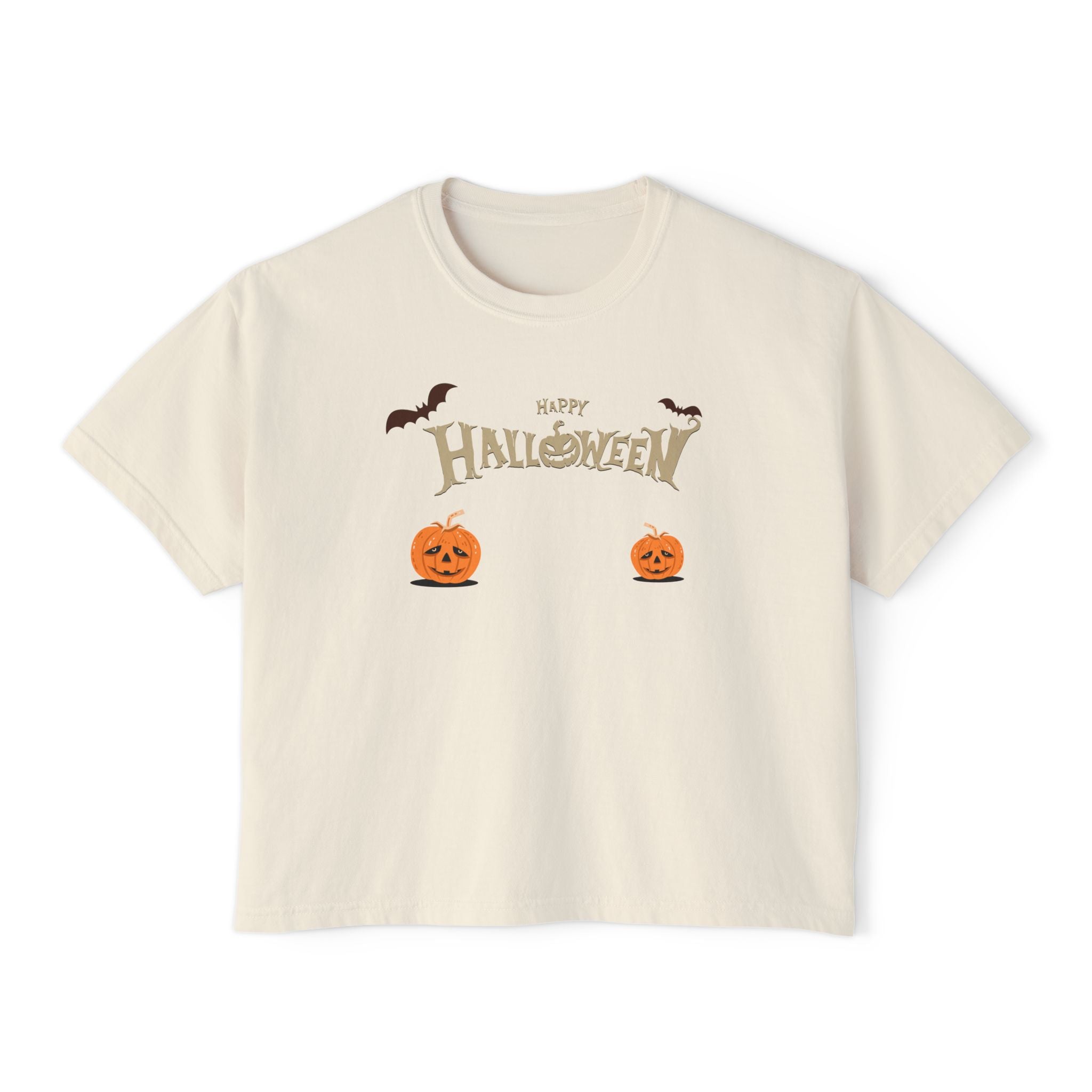Halloween with Pumpkins | Women's Boxy Tee