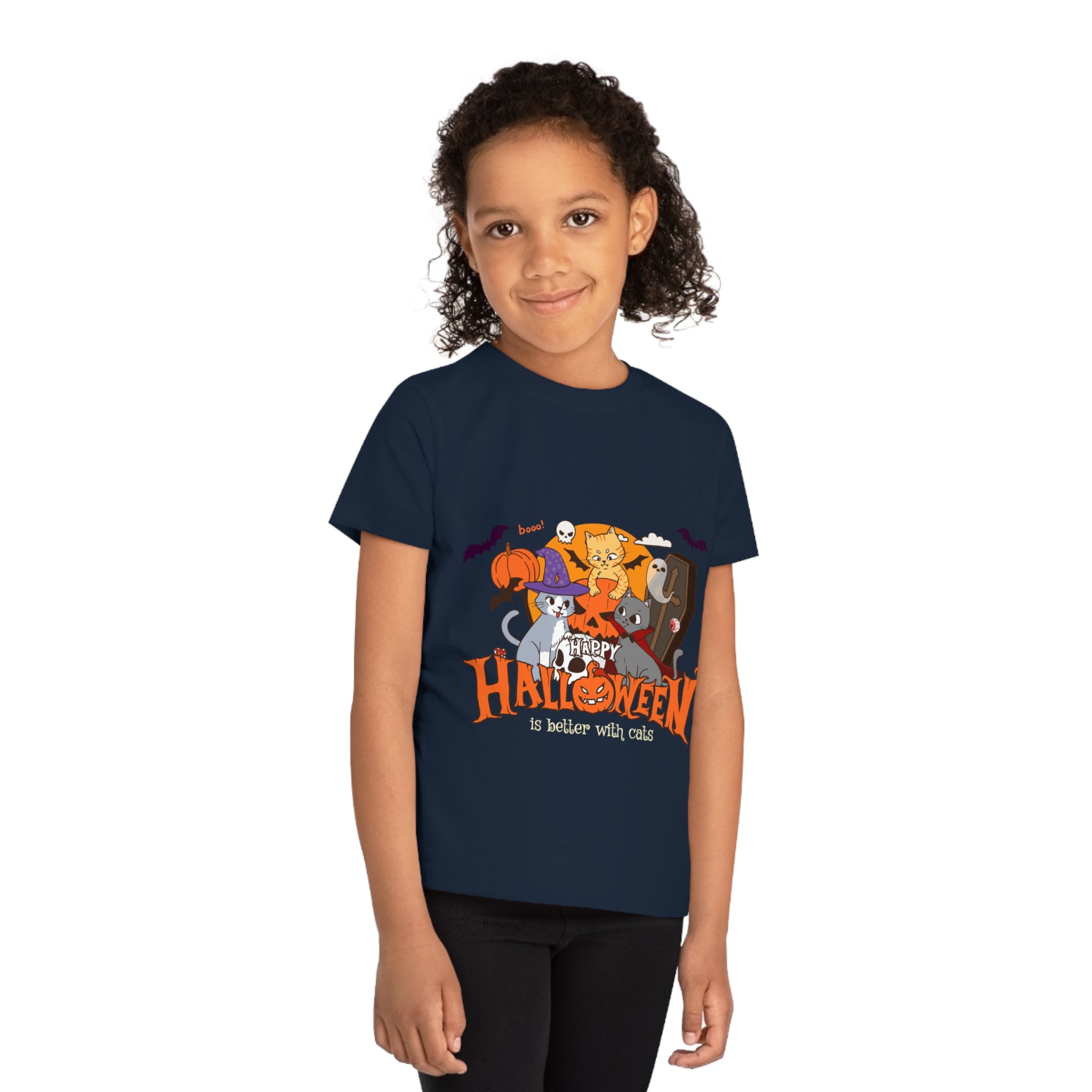 Halloween is Better with Cats | Kids' Creator T-Shirt