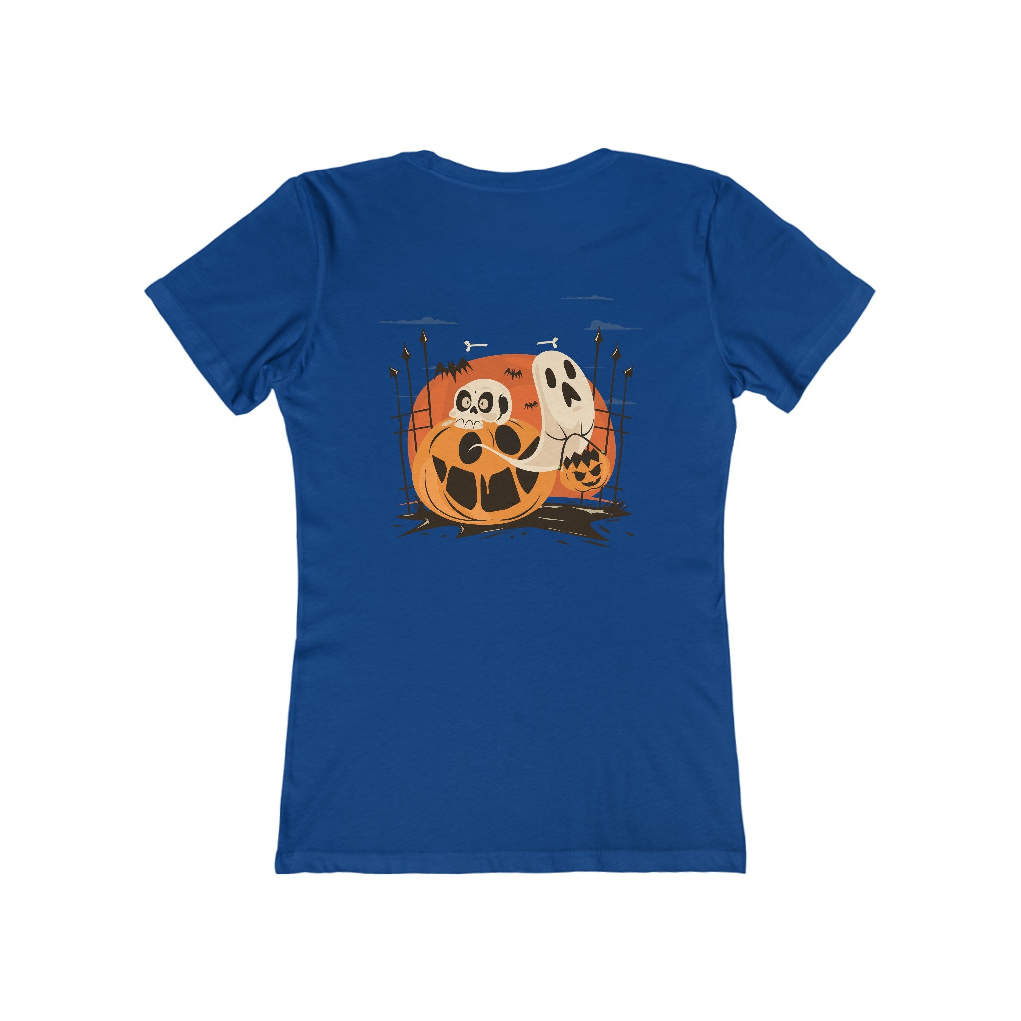 Halloween with Pumpkins | The Boyfriend Tee for Women