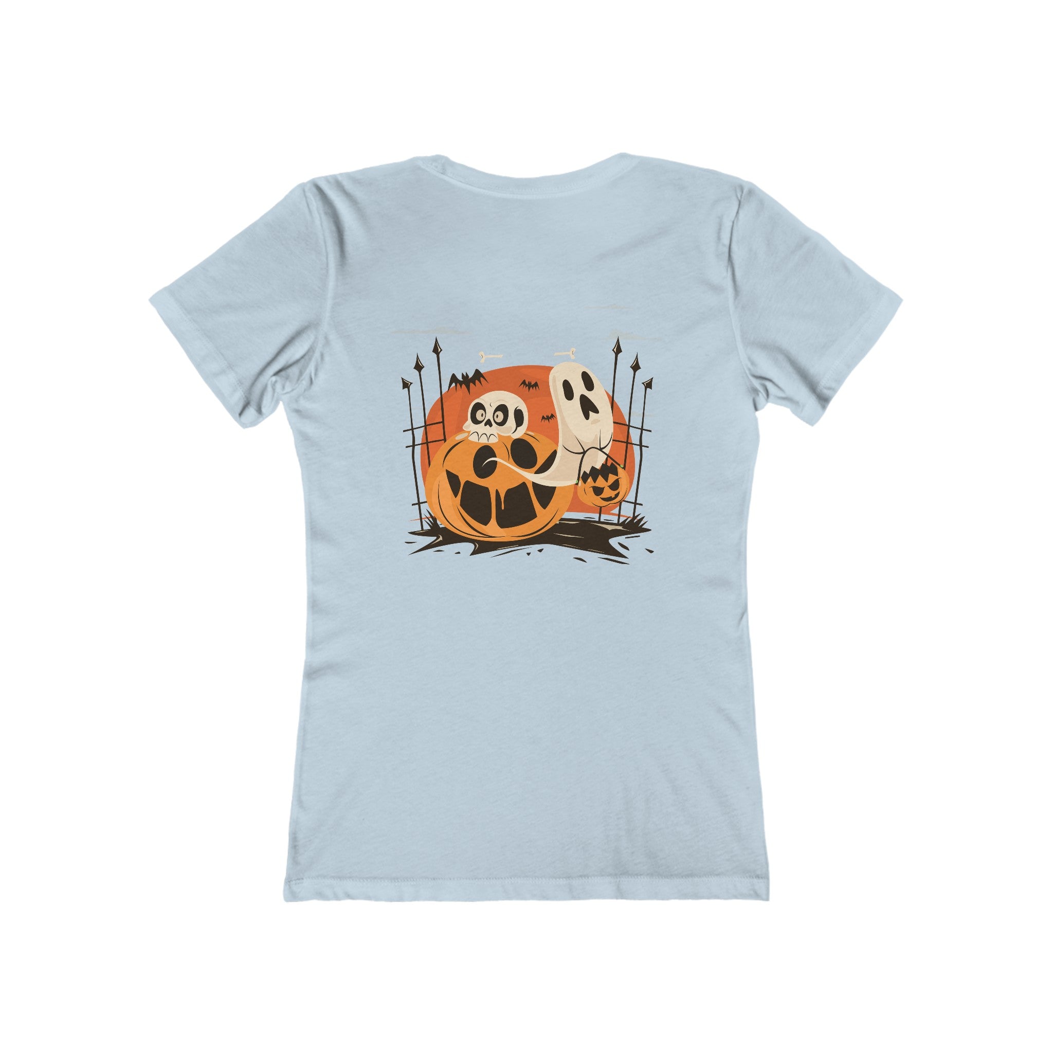 Halloween with Pumpkins | The Boyfriend Tee for Women