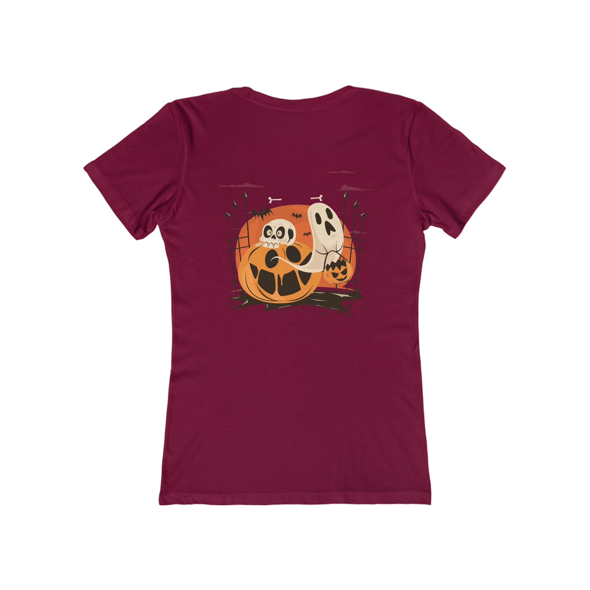 Halloween with Pumpkins | The Boyfriend Tee for Women