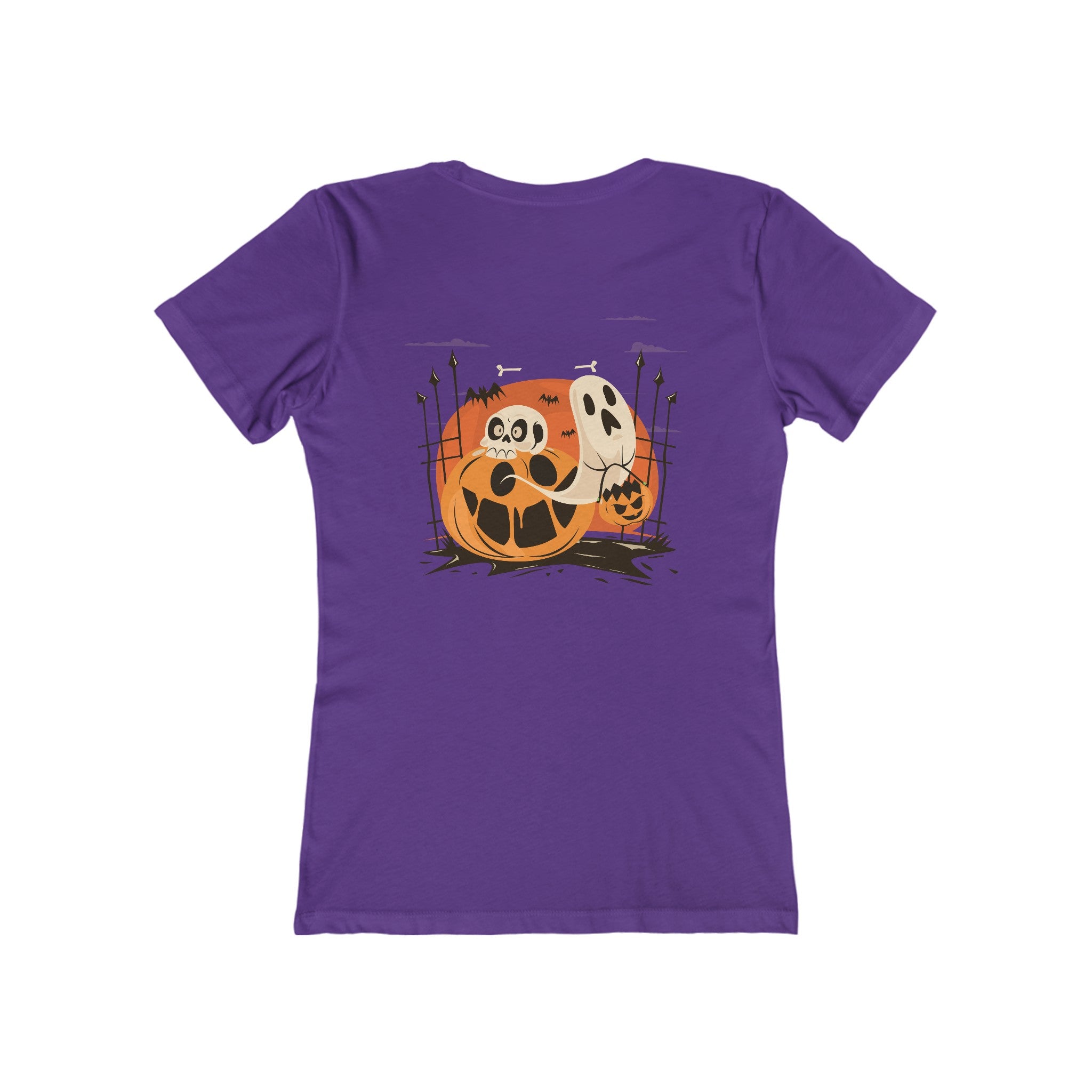Halloween with Pumpkins | The Boyfriend Tee for Women