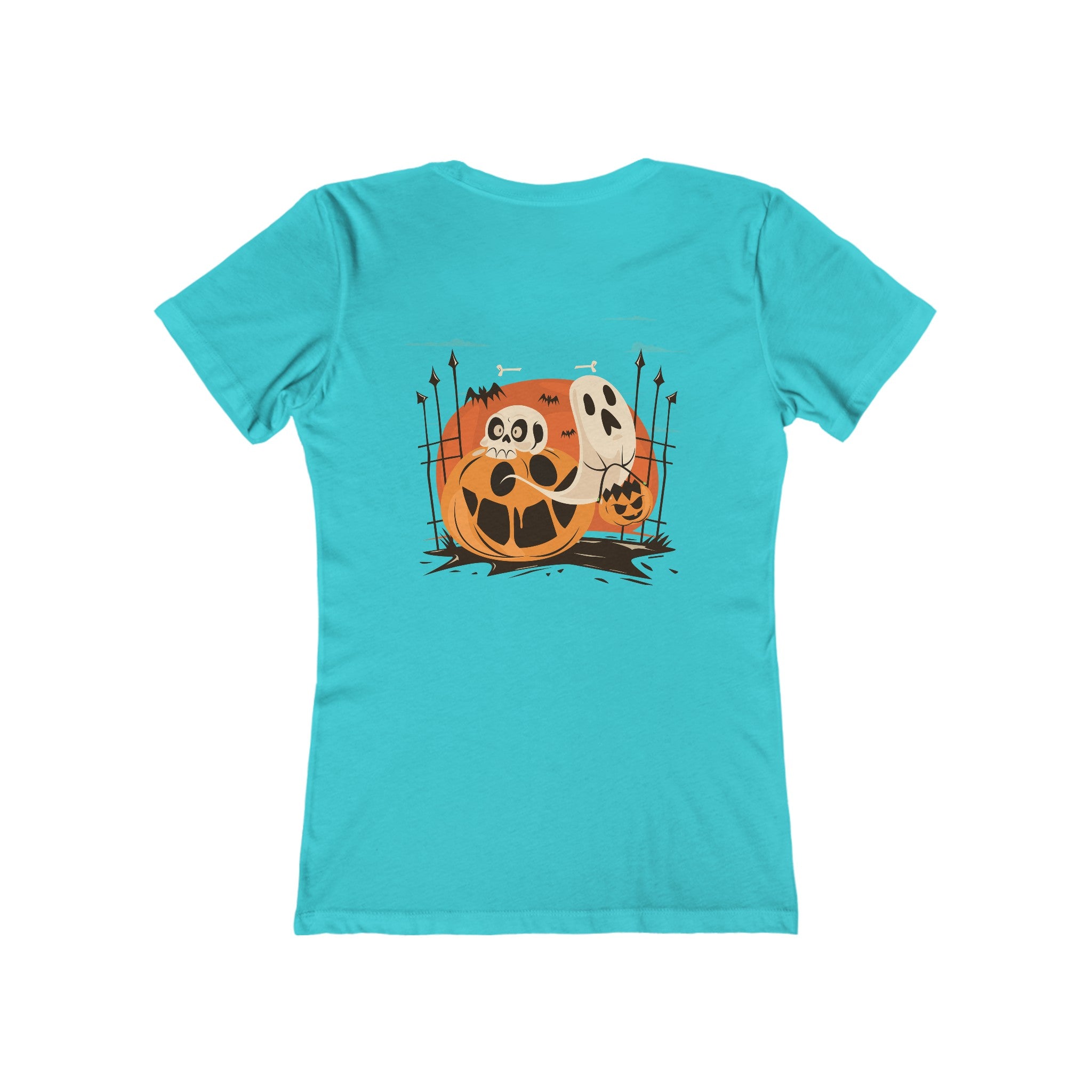 Halloween with Pumpkins | The Boyfriend Tee for Women