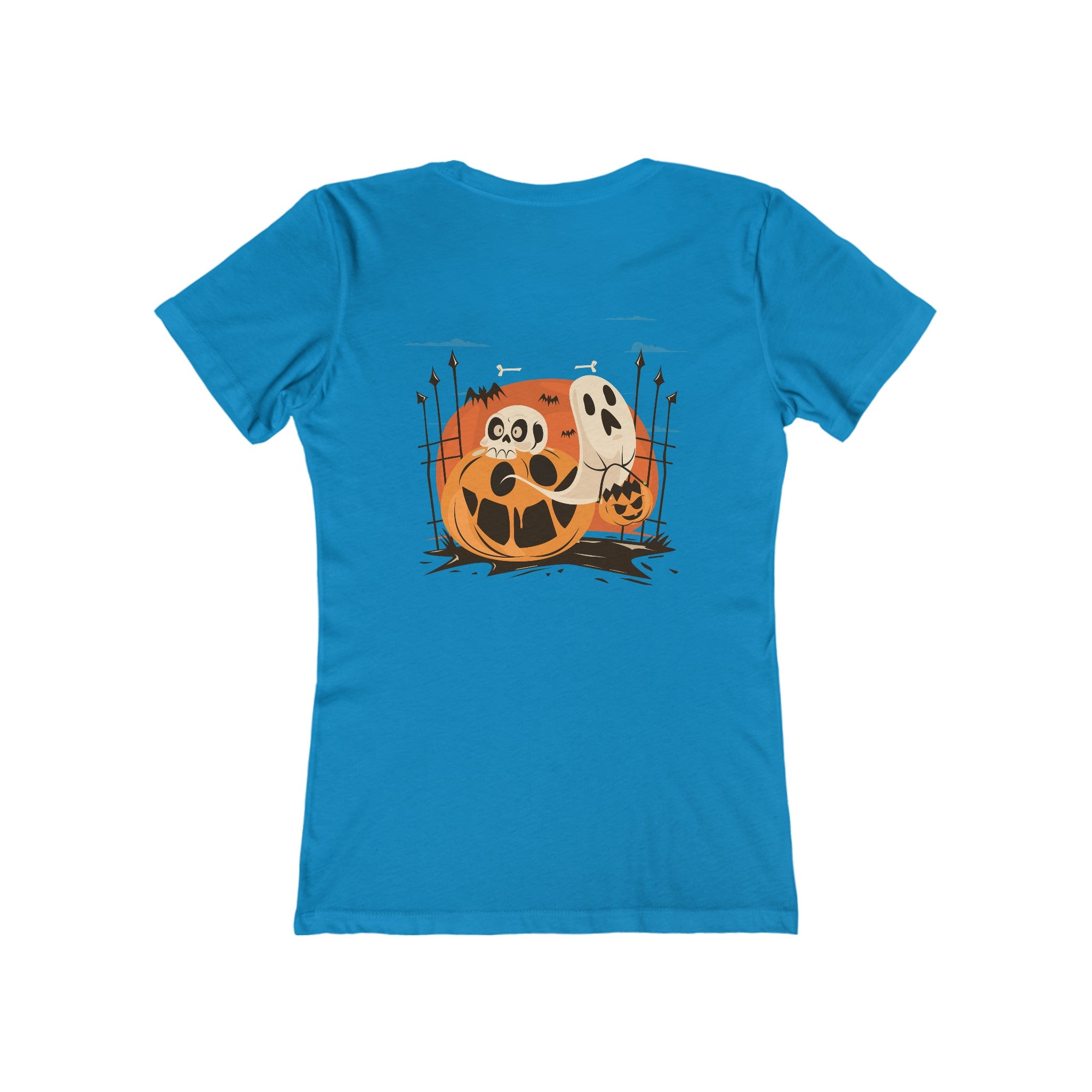 Halloween with Pumpkins | The Boyfriend Tee for Women