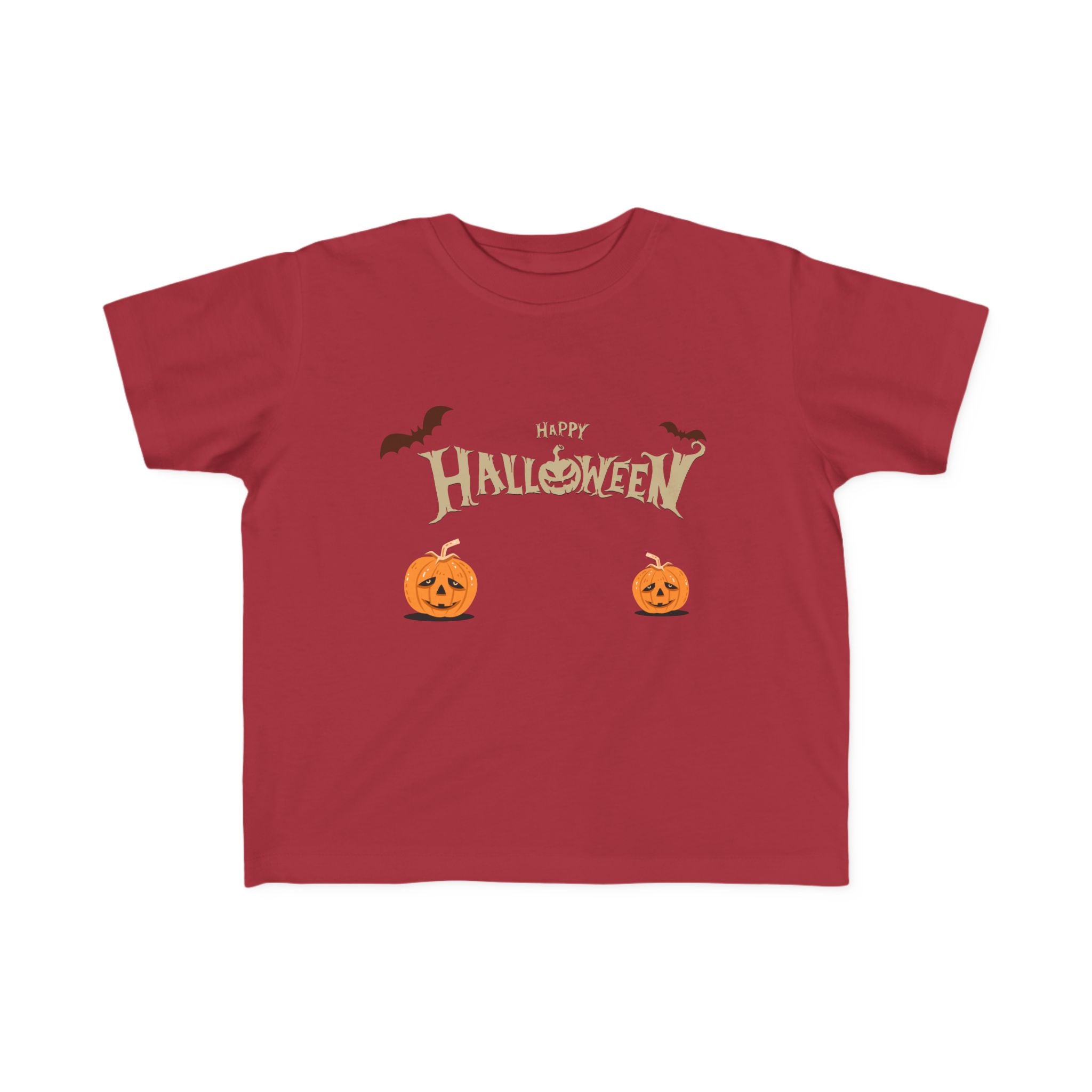 Halloween with Pumpkins | Toddler's Fine Jersey Tee