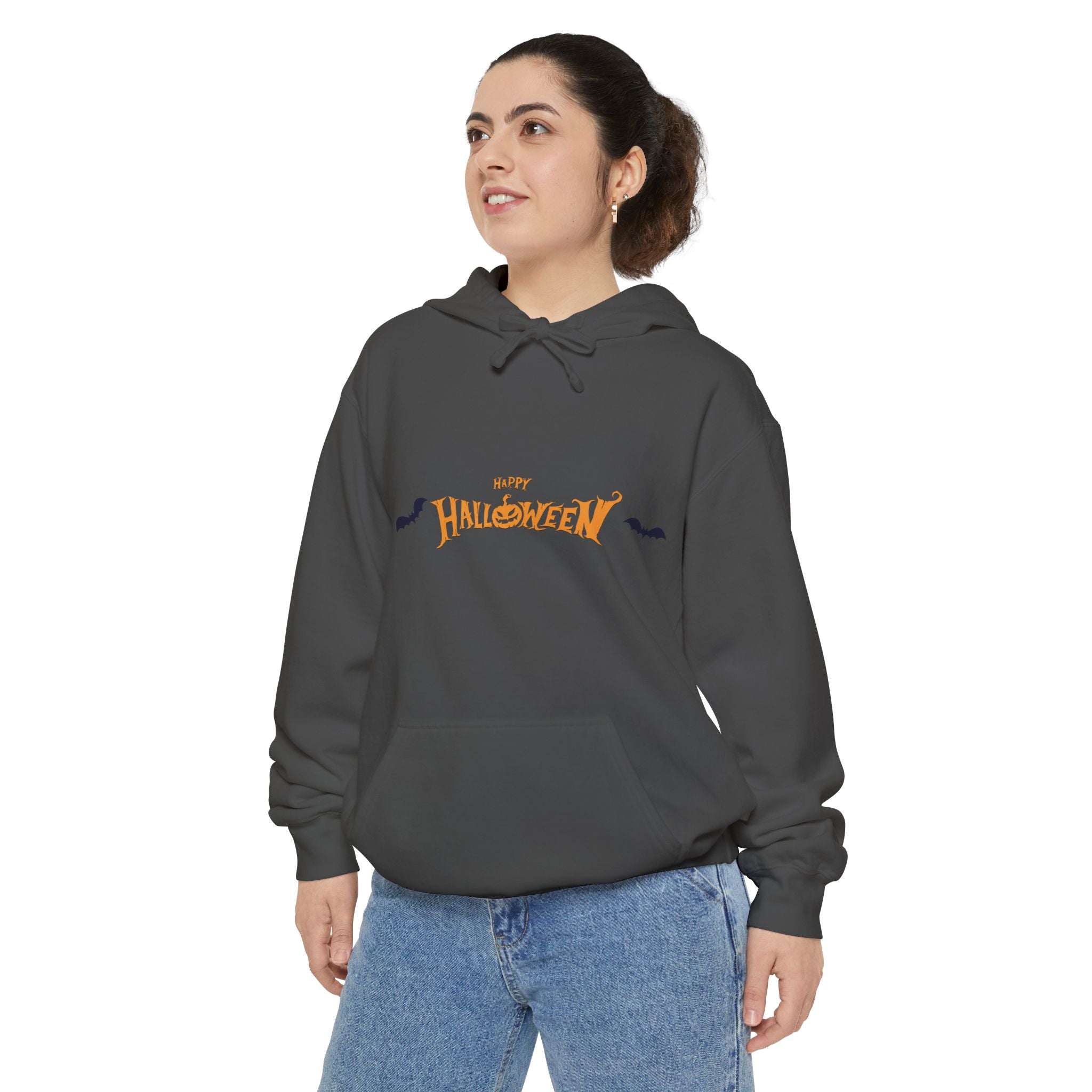 Halloween with Bats | Unisex Garment-Dyed Hoodie