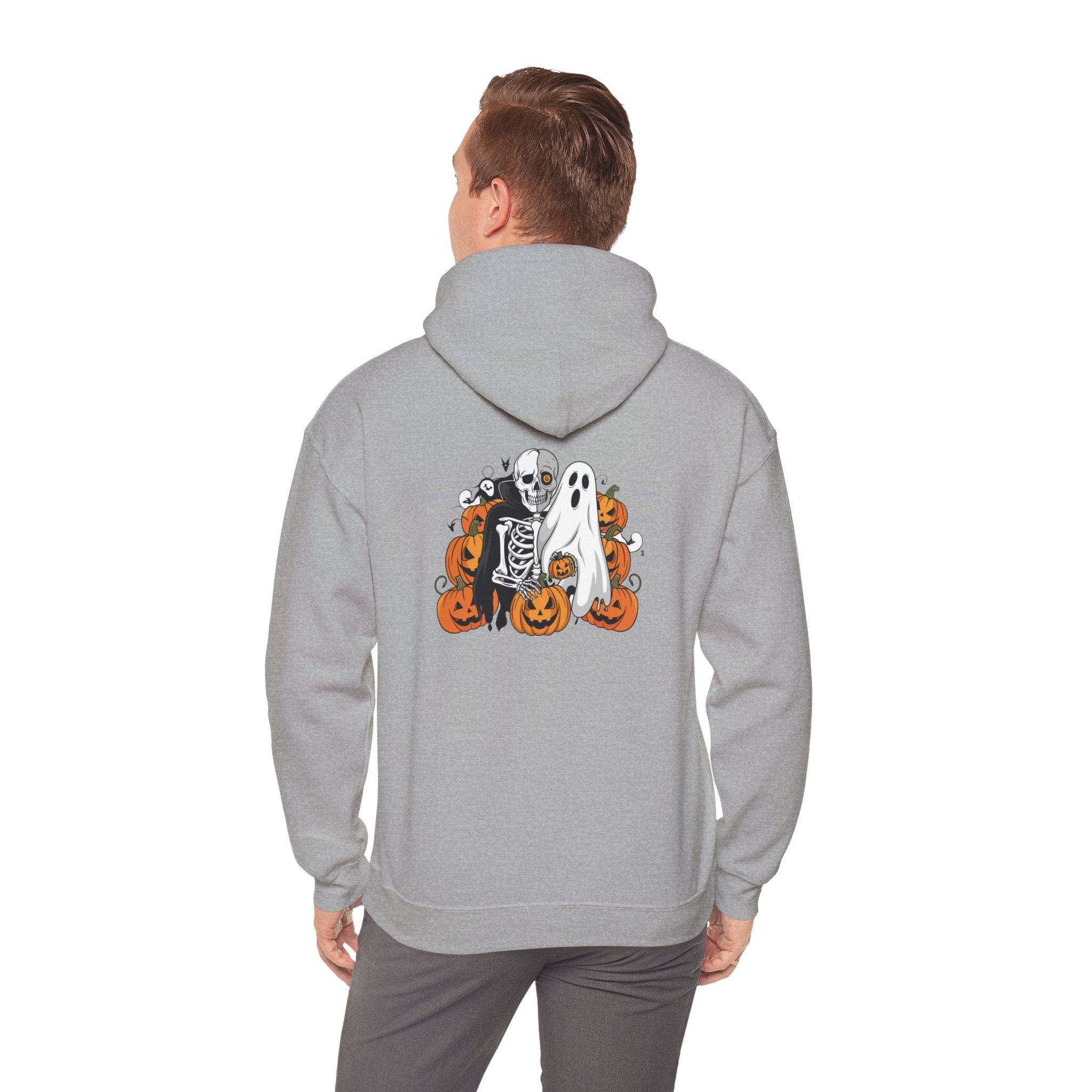 Halloween with Bats | Unisex Heavy Blend Hooded Sweatshirt