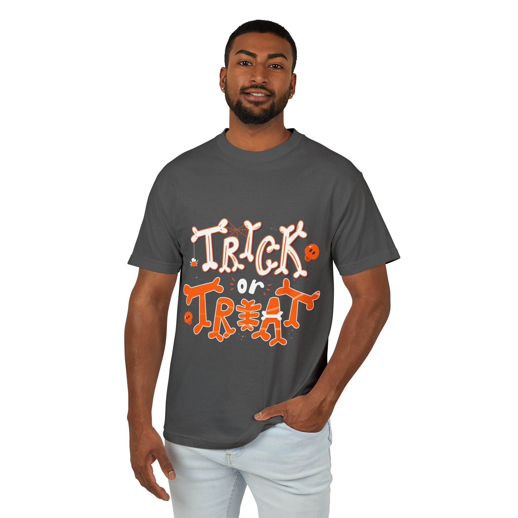 Halloween Trick or Treat | Unisex Garment-Dyed Heavyweight Cotton Tee