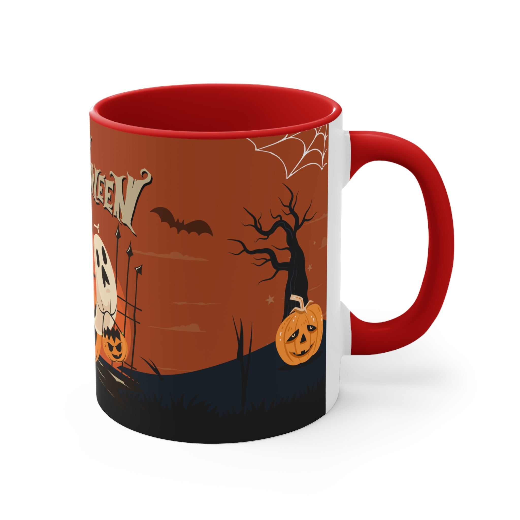Happy Halloween with Pumpkin | Accent Mugs